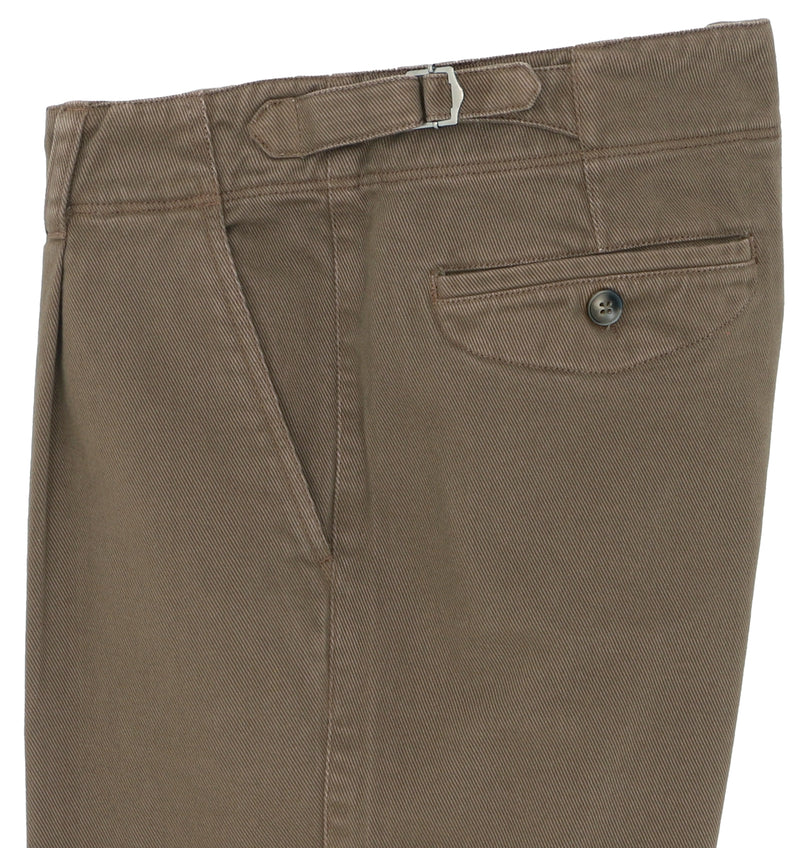 MILO SIDE TAB COTTON CHINO COFFEE
