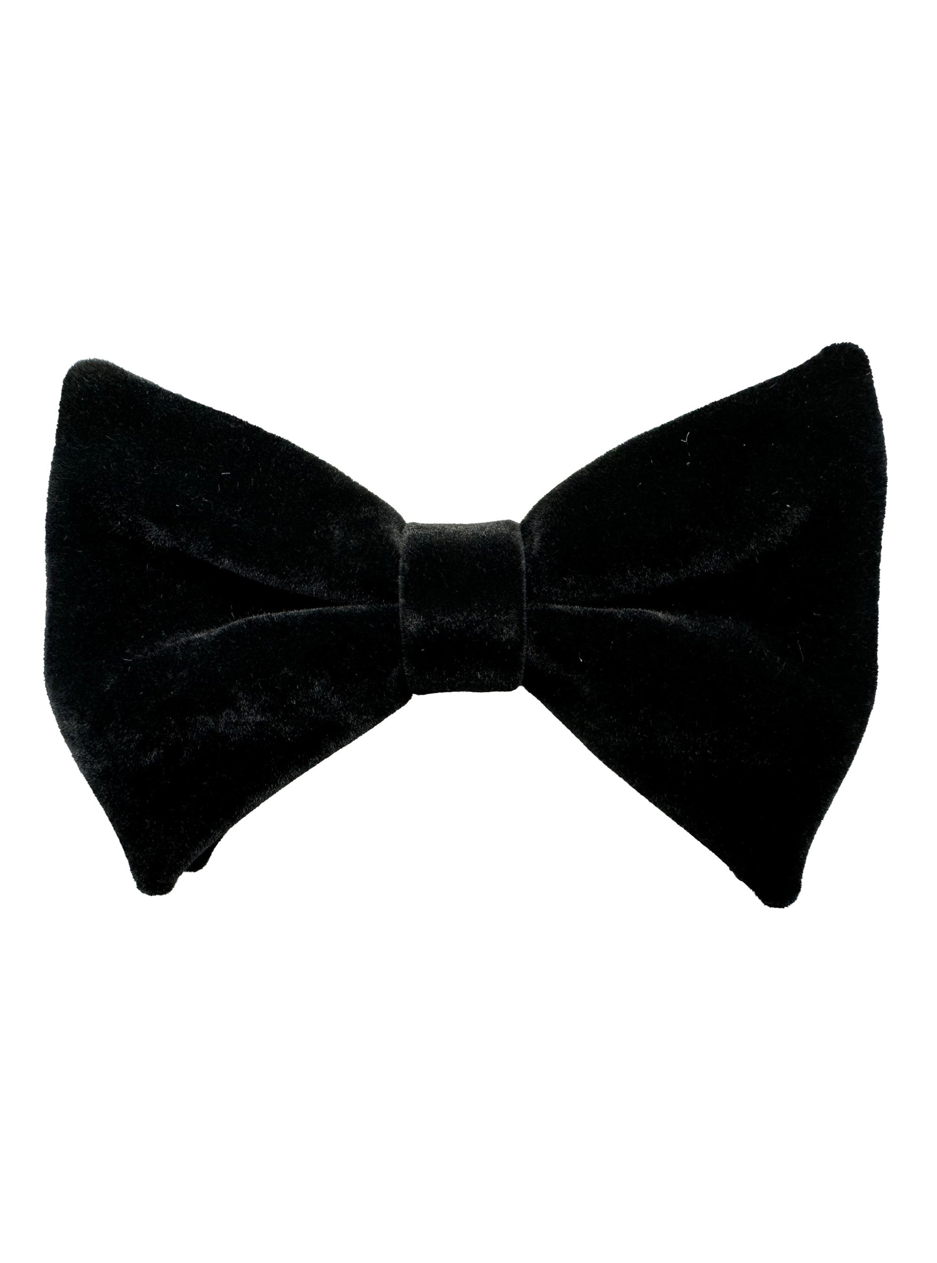 VELVET BLACK BOWTIE