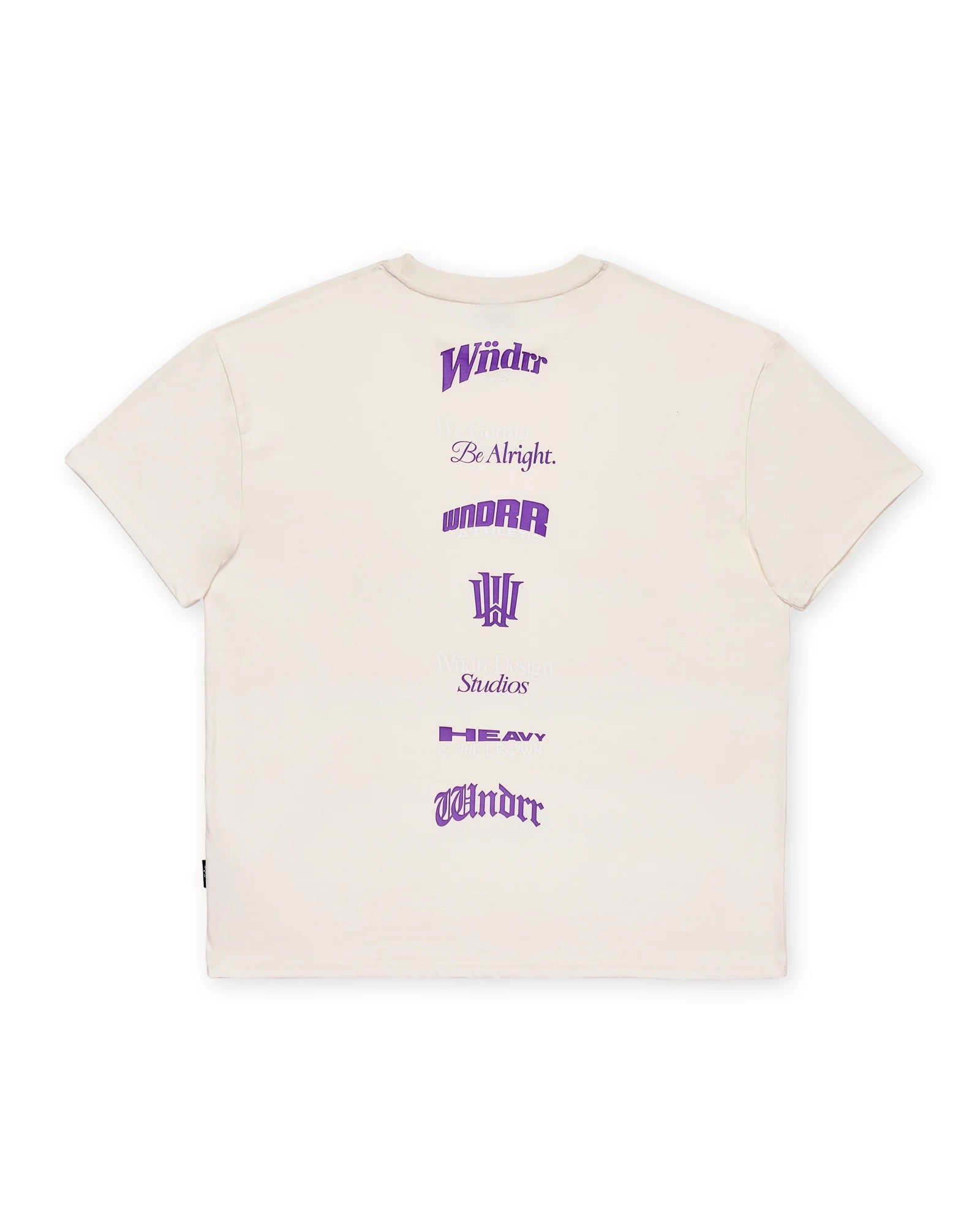 COLLECTIVE BOX FIT TEE OFF WHITE