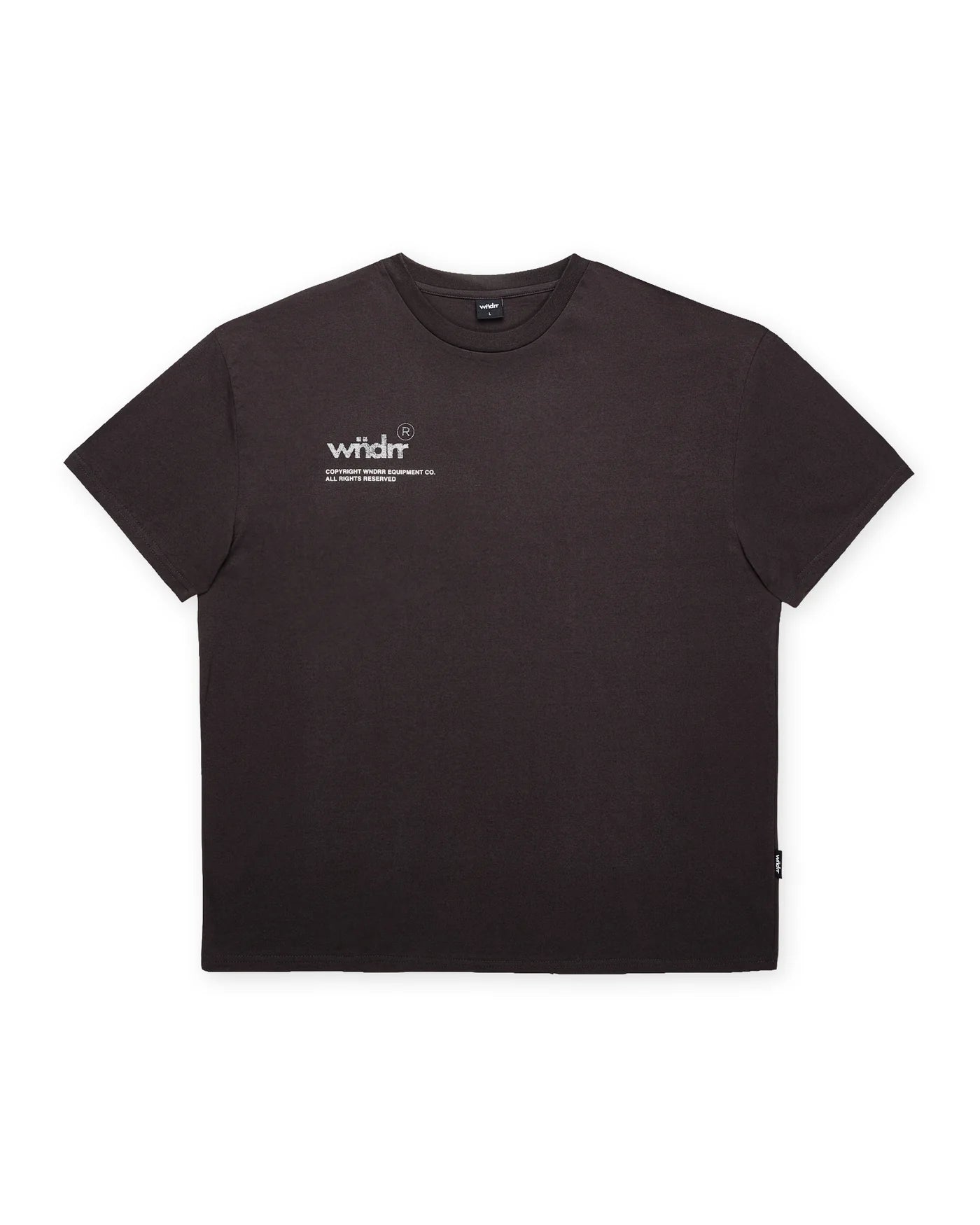 SYNDICATE BOX FIT TEE FADED BLACK
