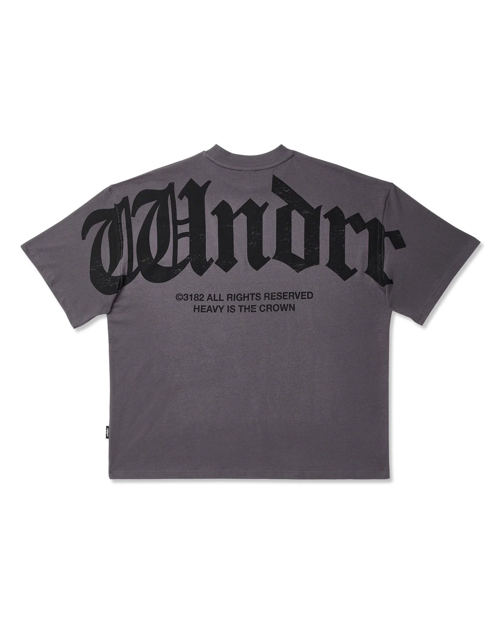 REVIVAL HEAVY WEIGHT TEE CHARCOAL