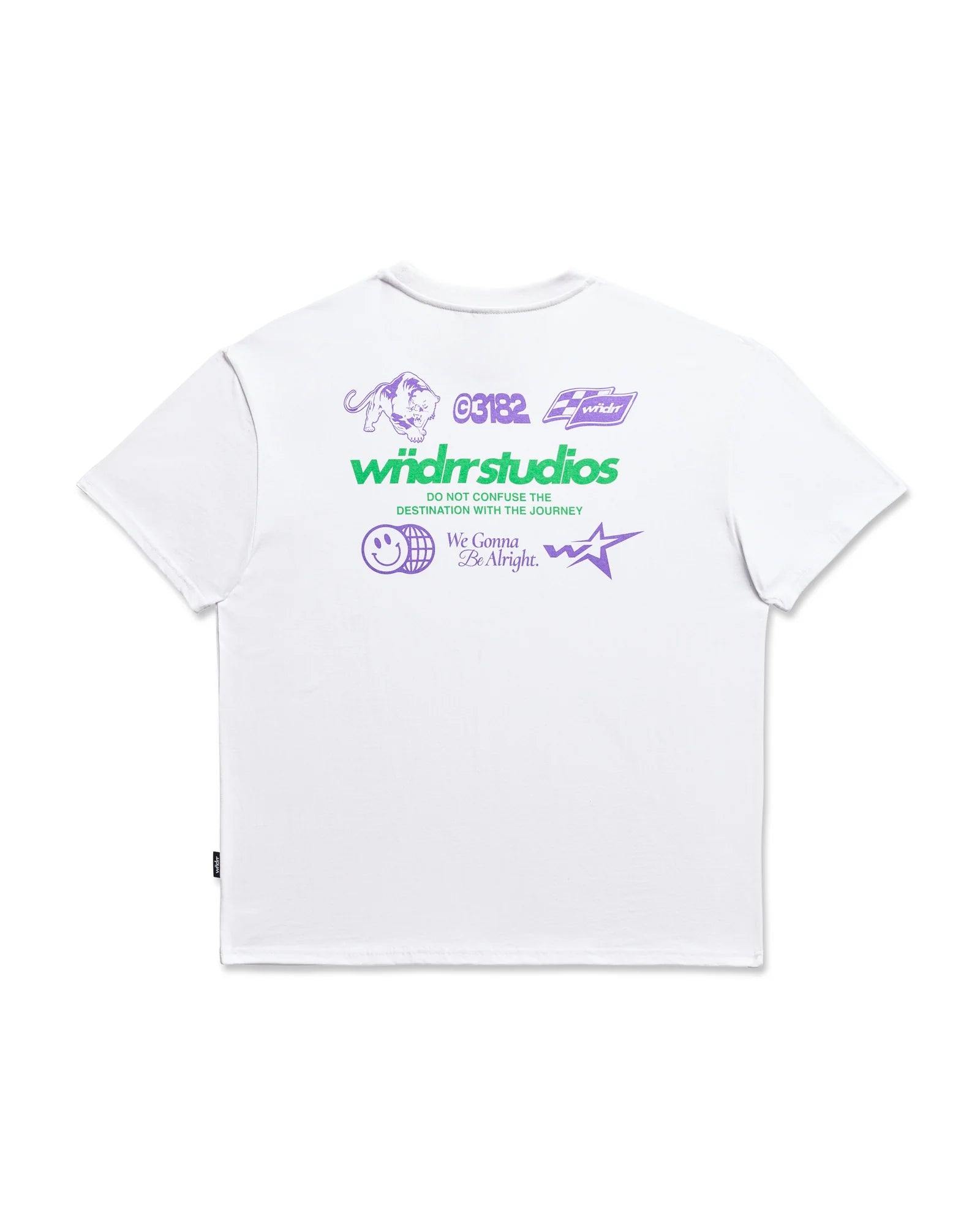 OVERSTEER BOX FIT TEE WHITE