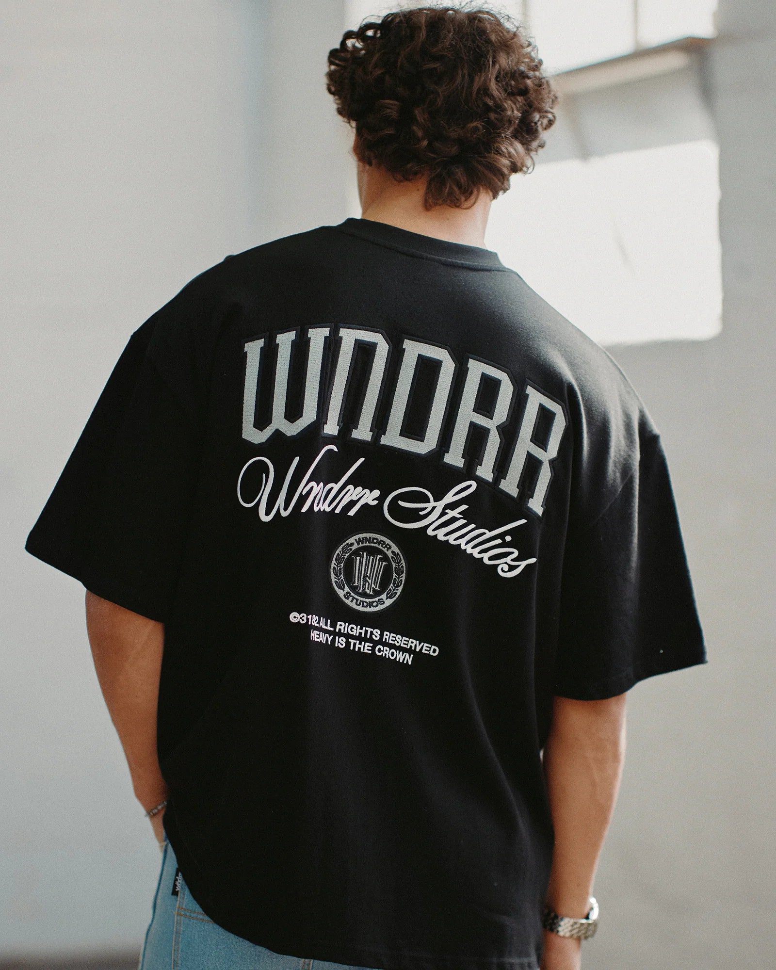 PAVILION HEAVY WEIGHT TEE BLACK