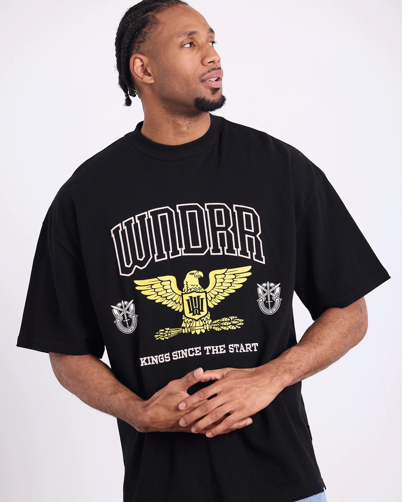 RIOT HEAVY WEIGHT TEE BLACK