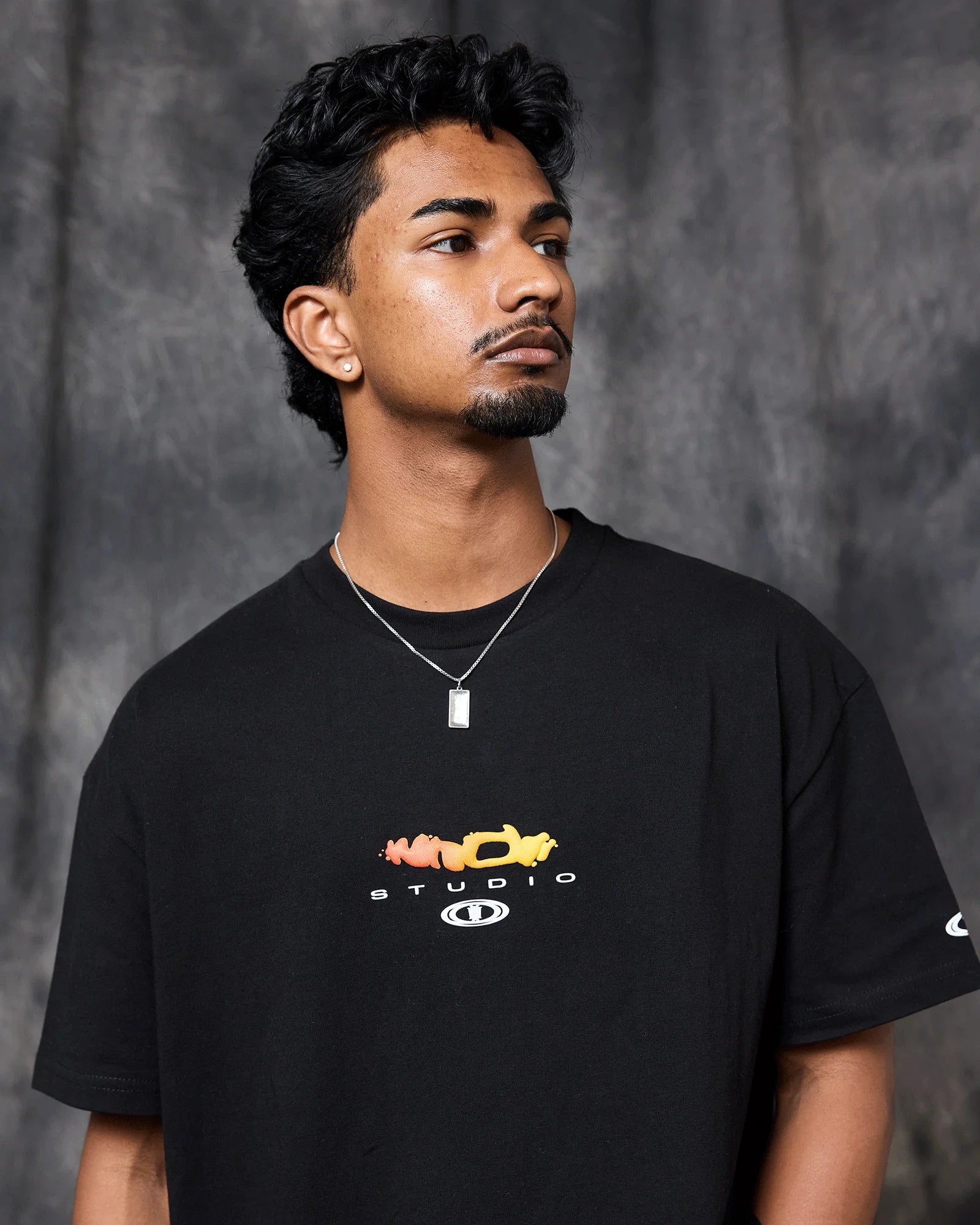 LAB BOX FIT TEE BLACK