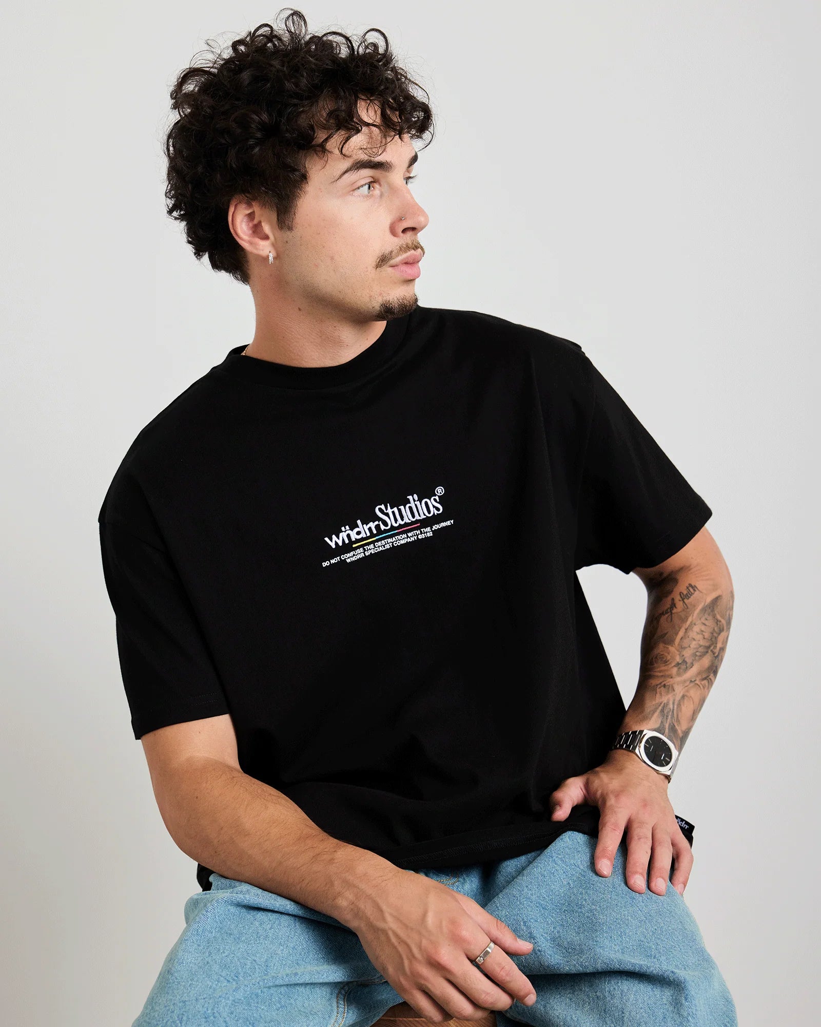 COLLECTIVE FP BOX FIT TEE BLACK