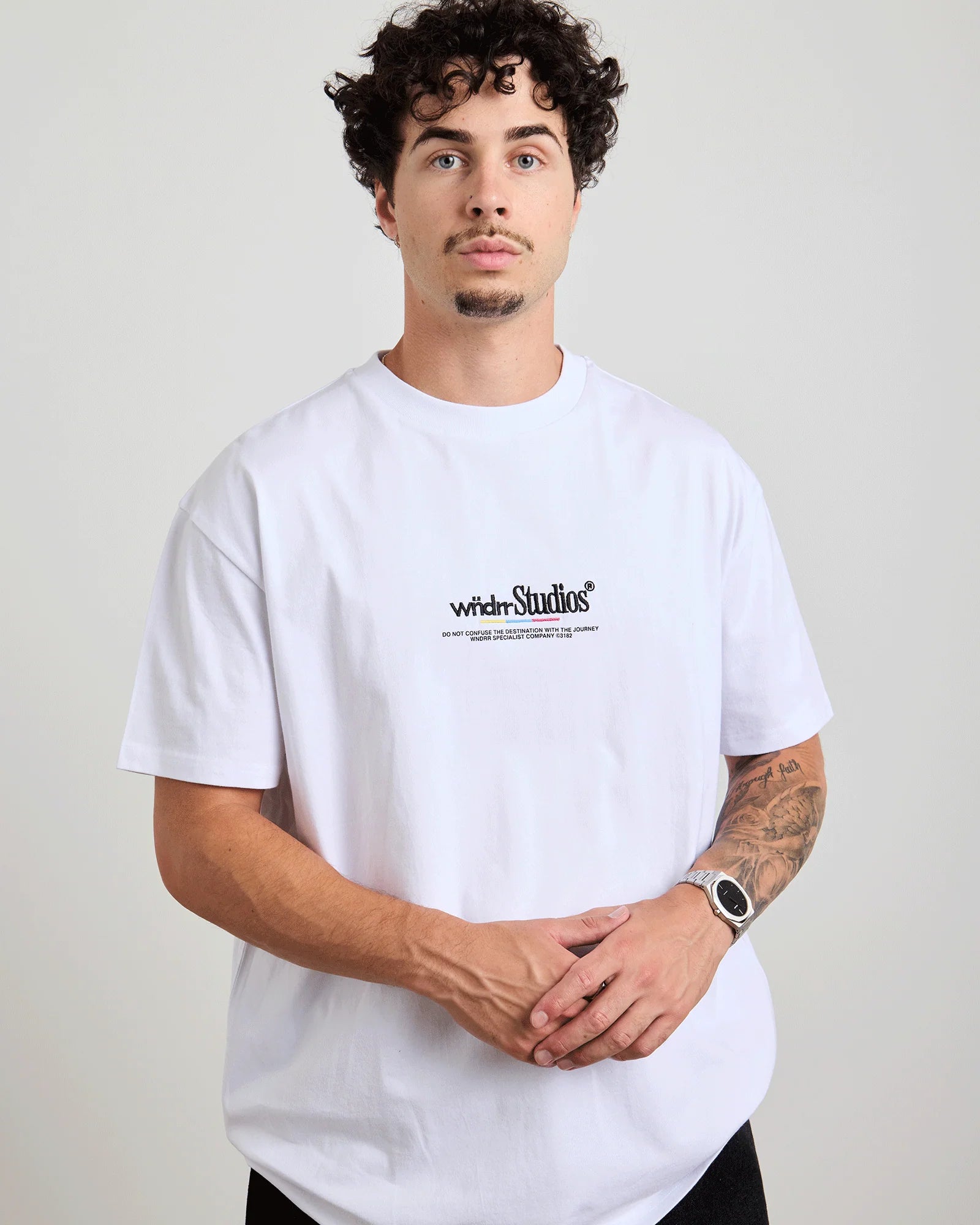 COLLECTIVE FP BOX FIT TEE WHITE