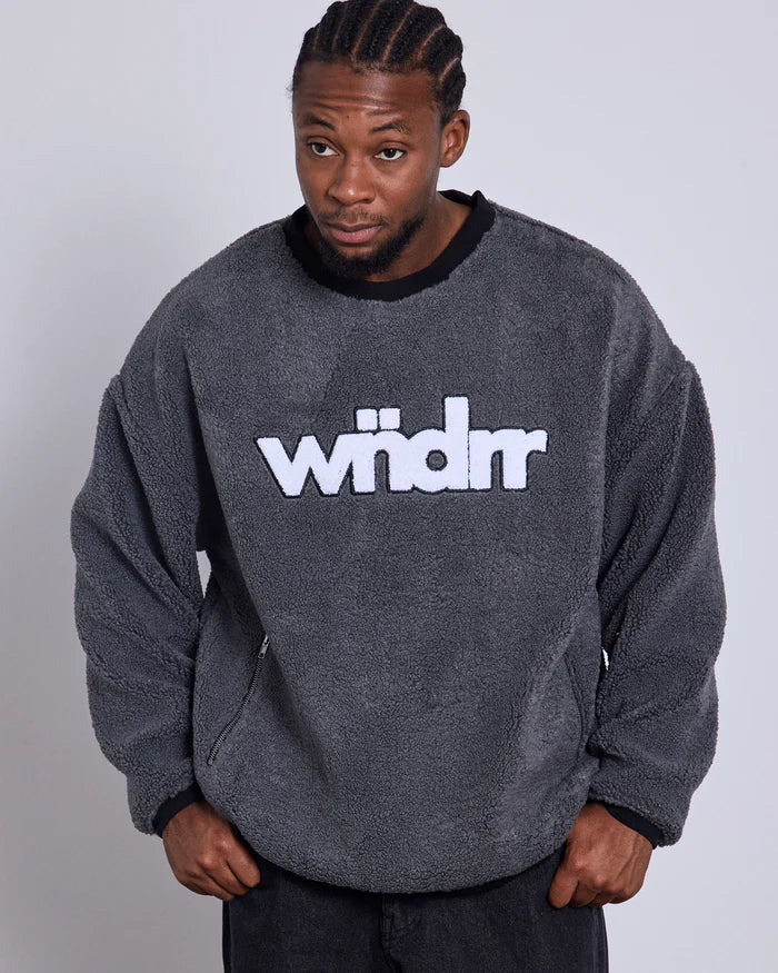 TONE SHERPA PULLOVER FADED BLACK