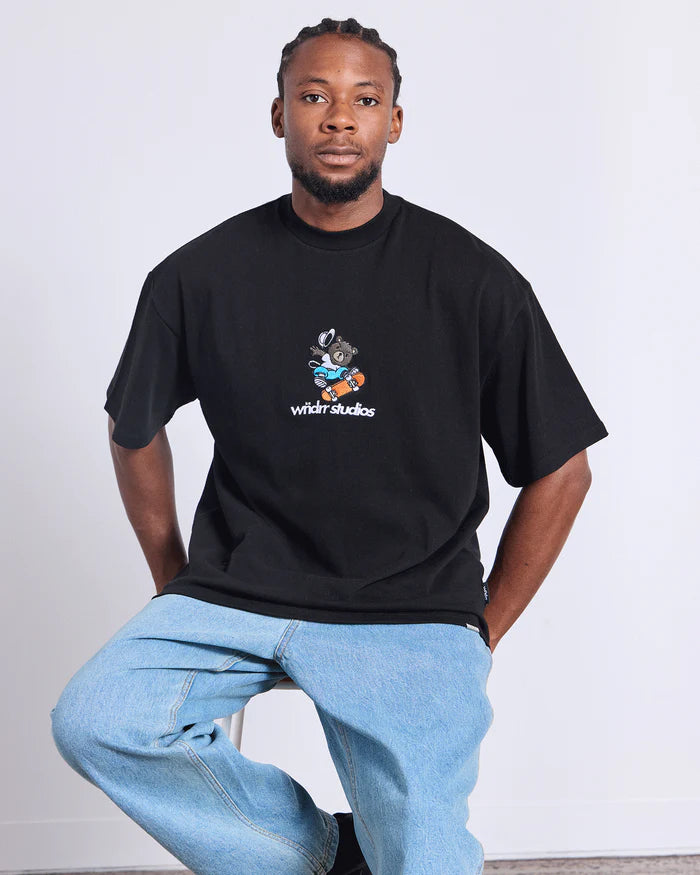SK8 HEAVY WEIGHT TEE BLACK