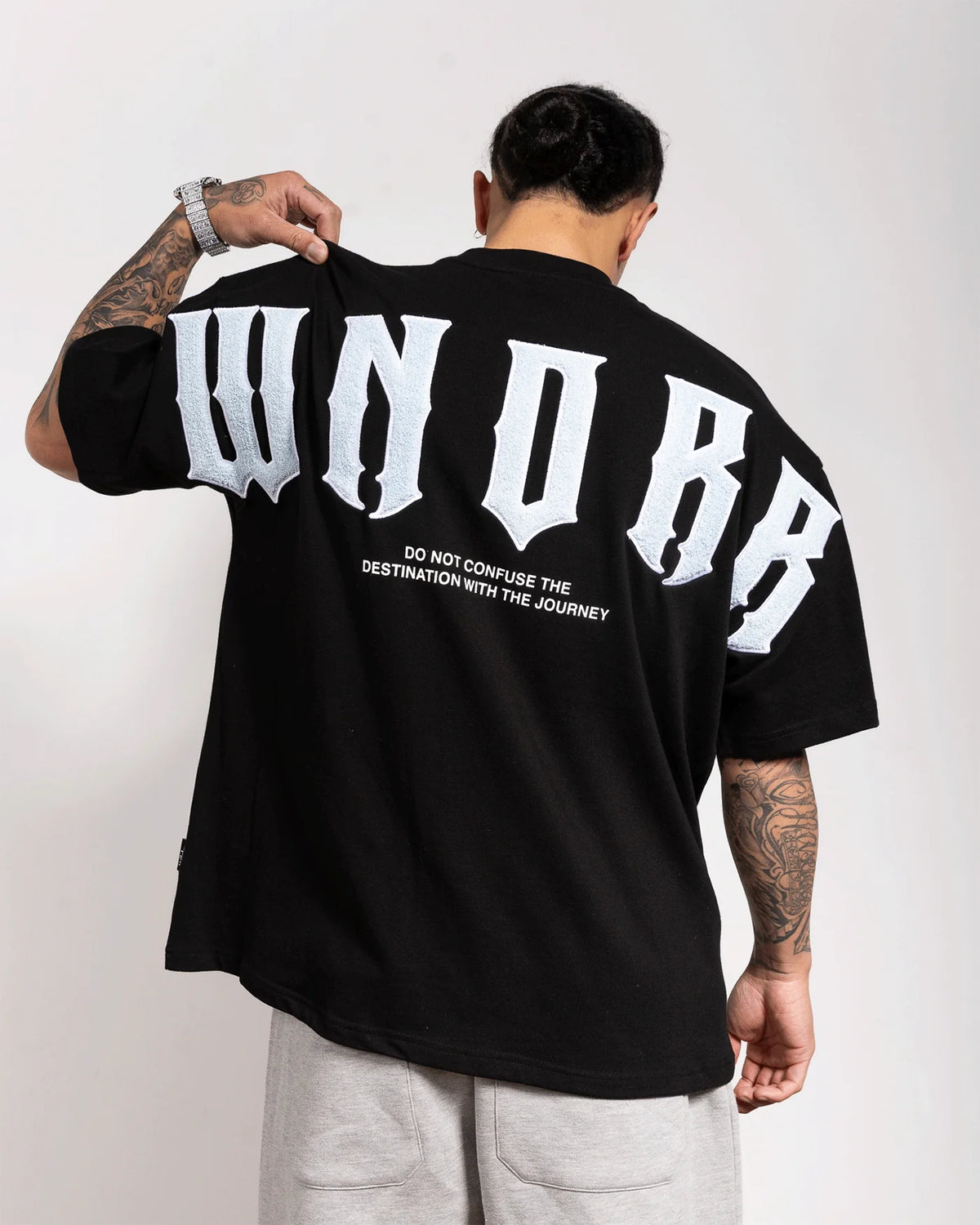 RAIDER HEAVY WEIGHT TEE BLACK