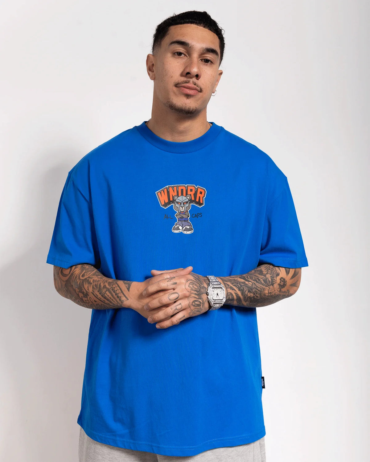 DOOMSDAY BOX FIT TEE ROYAL BLUE