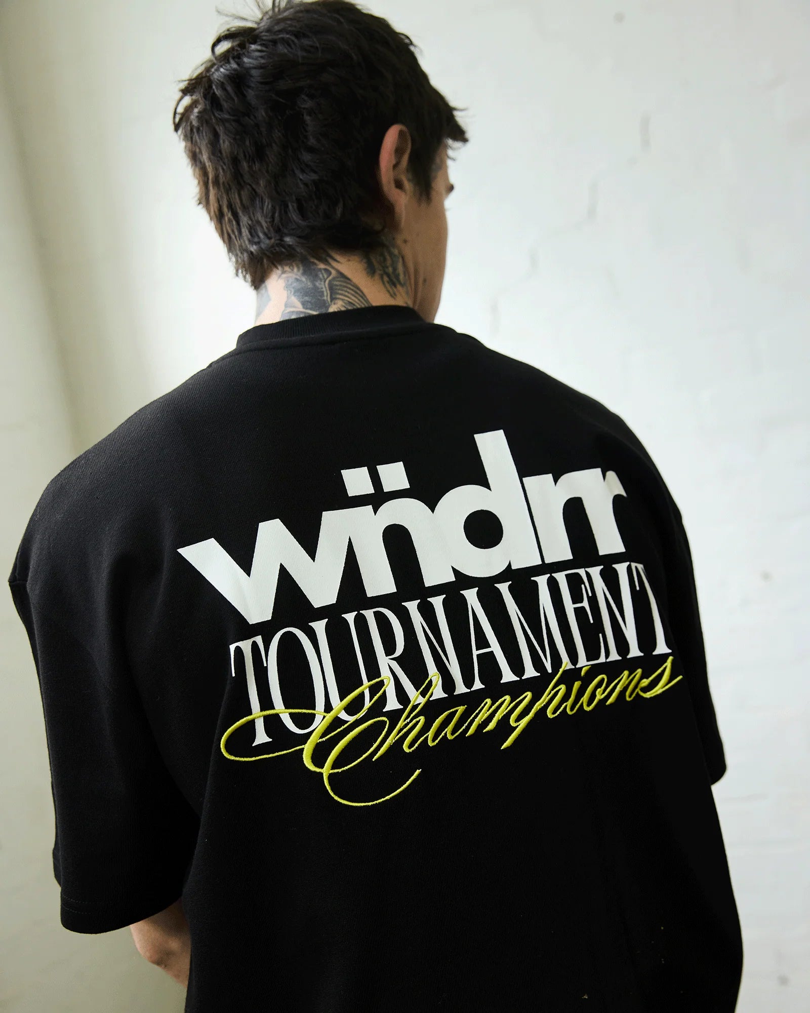 TOURNAMENT HEAVY WEIGHT TEE BLACK