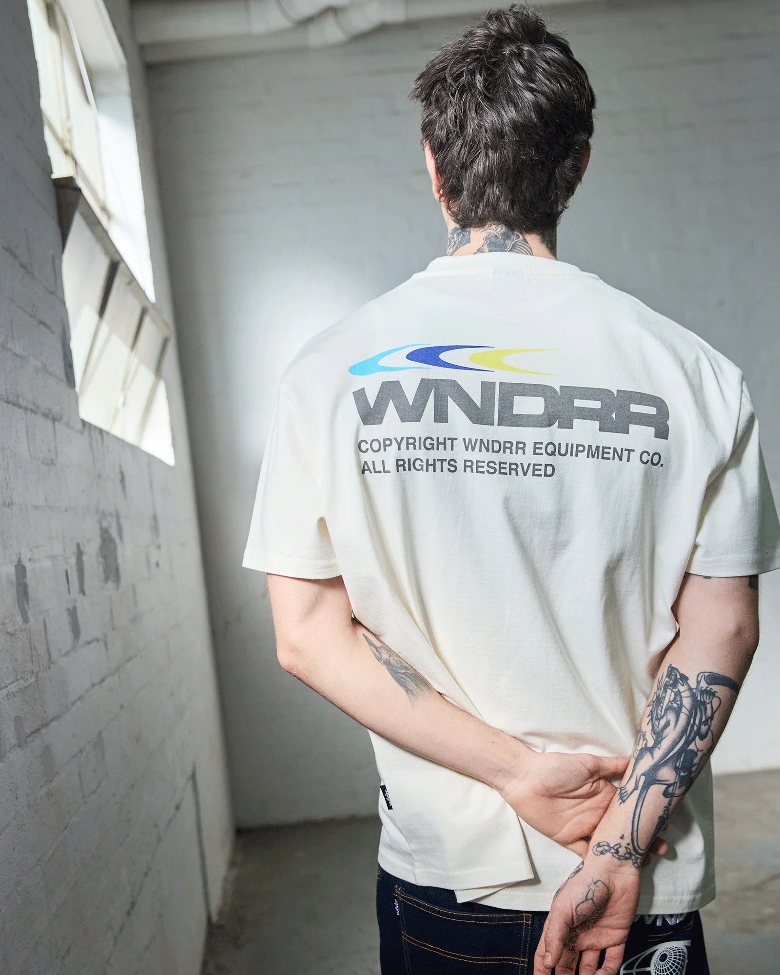 TRIAD BOX FIT TEE OFF WHITE