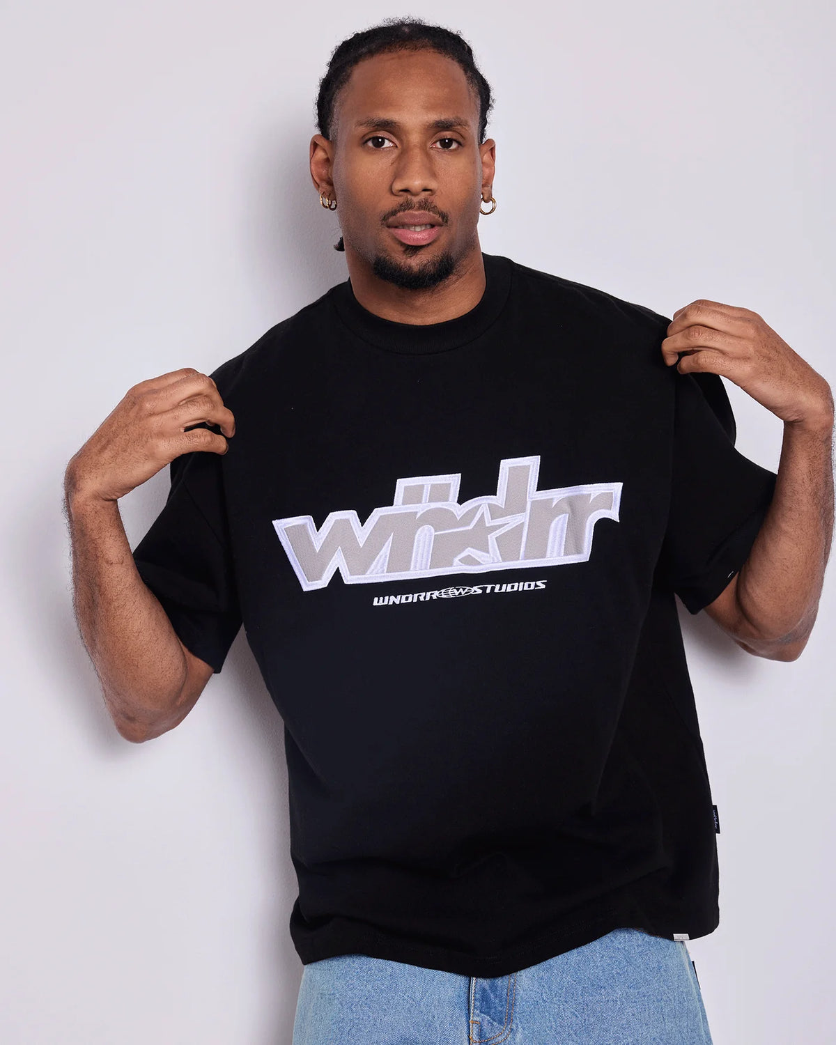 FIVE POINT HEAVY WEIGHT TEE BLACK