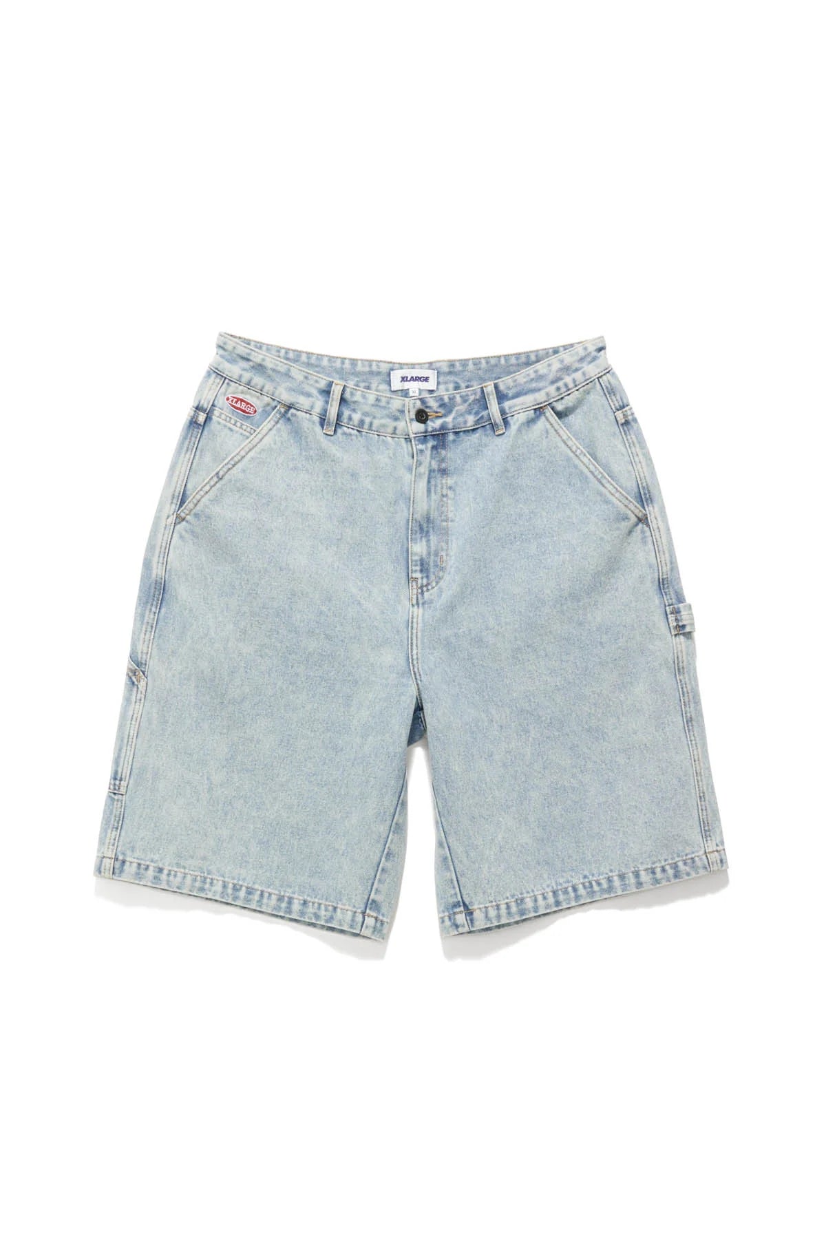 DENIM WORK SHORT BLEACH INDIGO