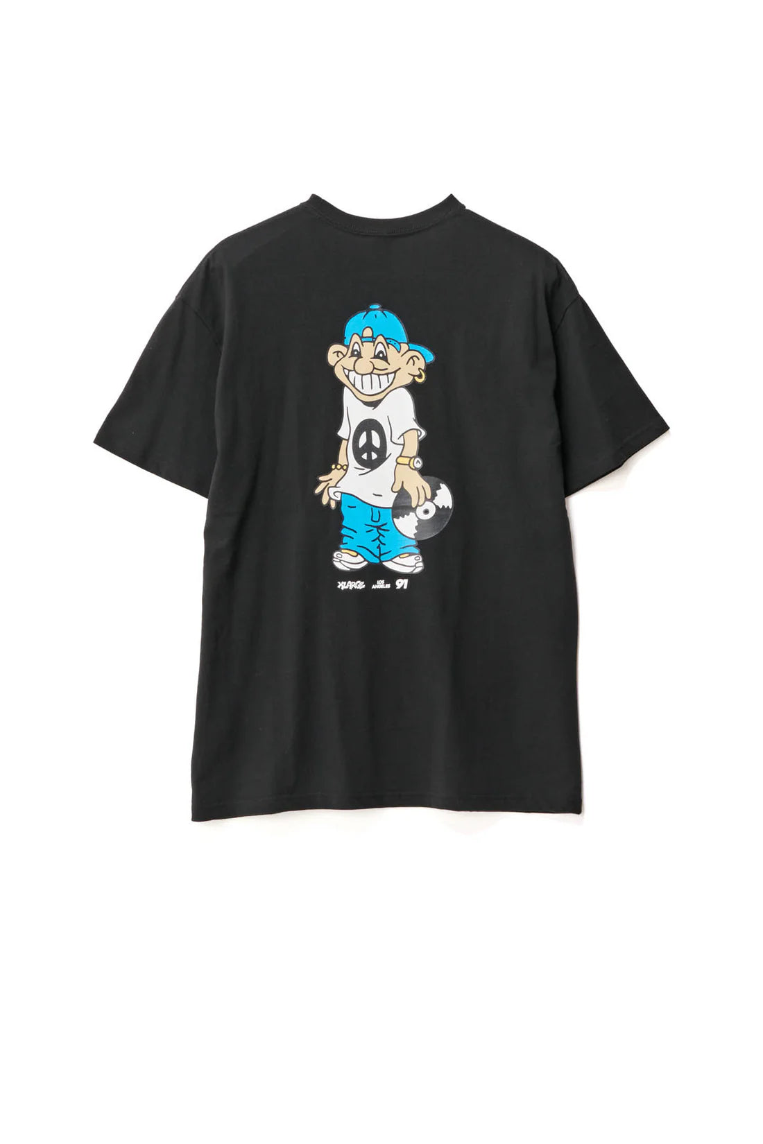 PEACE MAN SS TEE BLACK