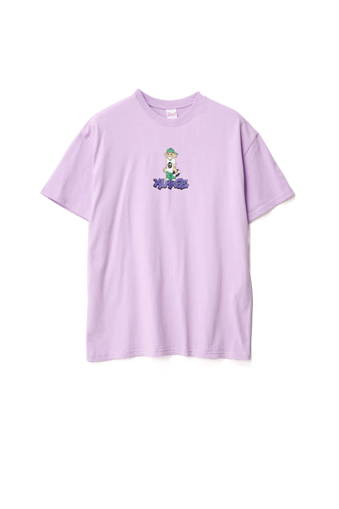 PEACE MAN SS TEE LIGHT PURPLE