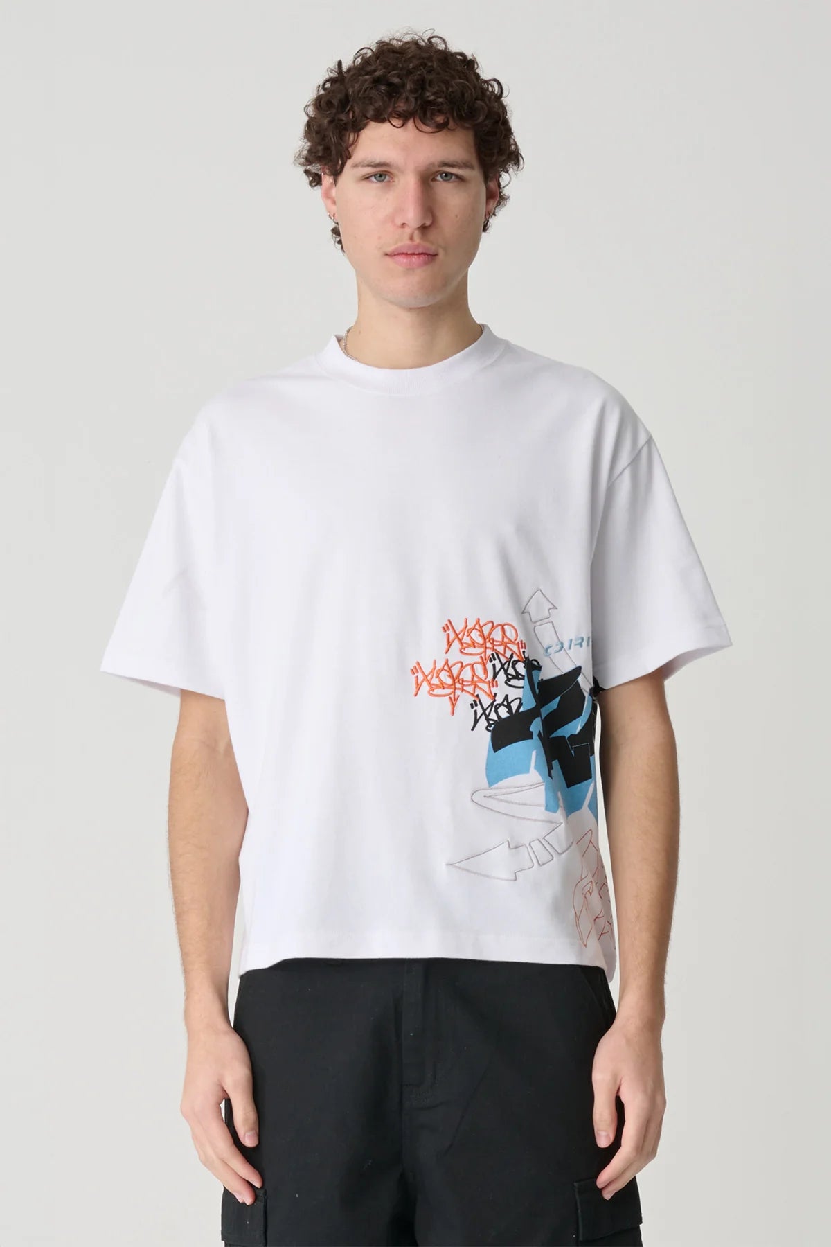 LAYERS GORILLA FIT TEE WHITE
