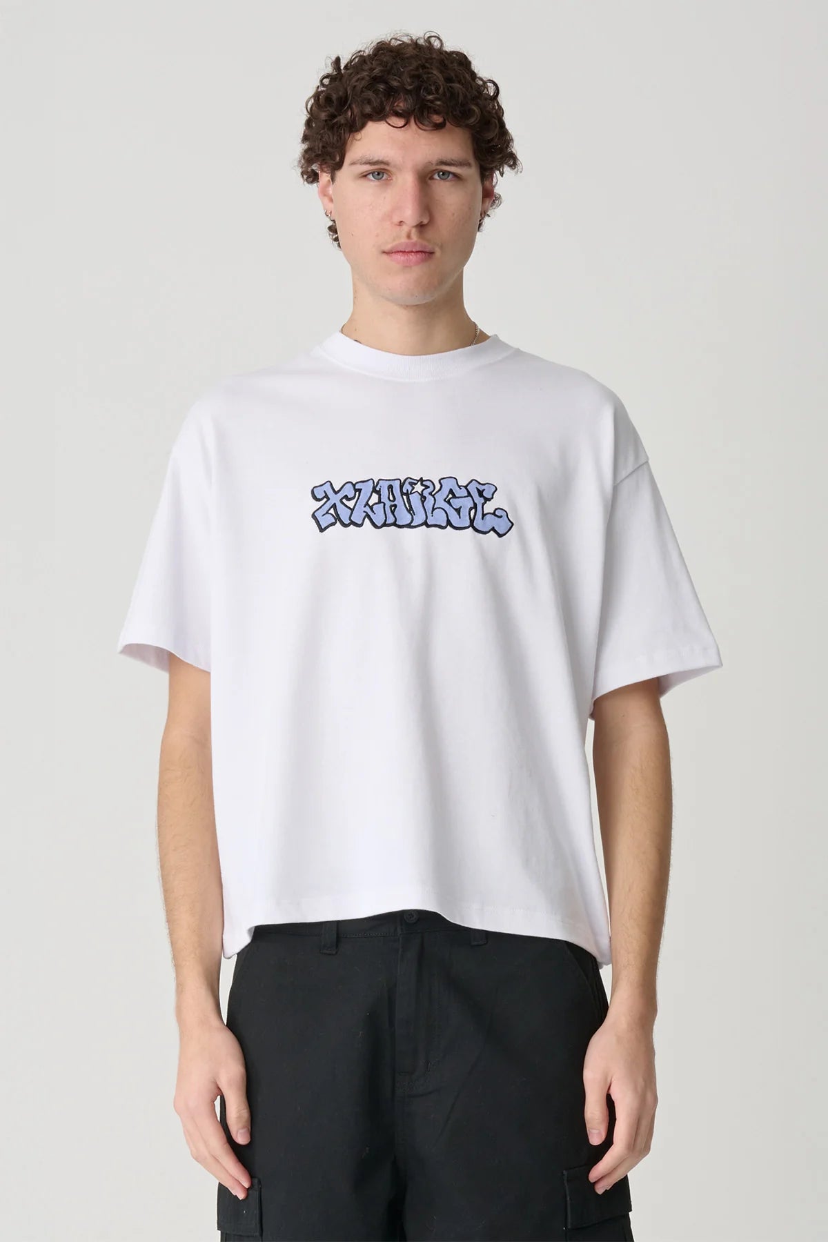 GRAFFITI GORILLA FIT TEE WHITE