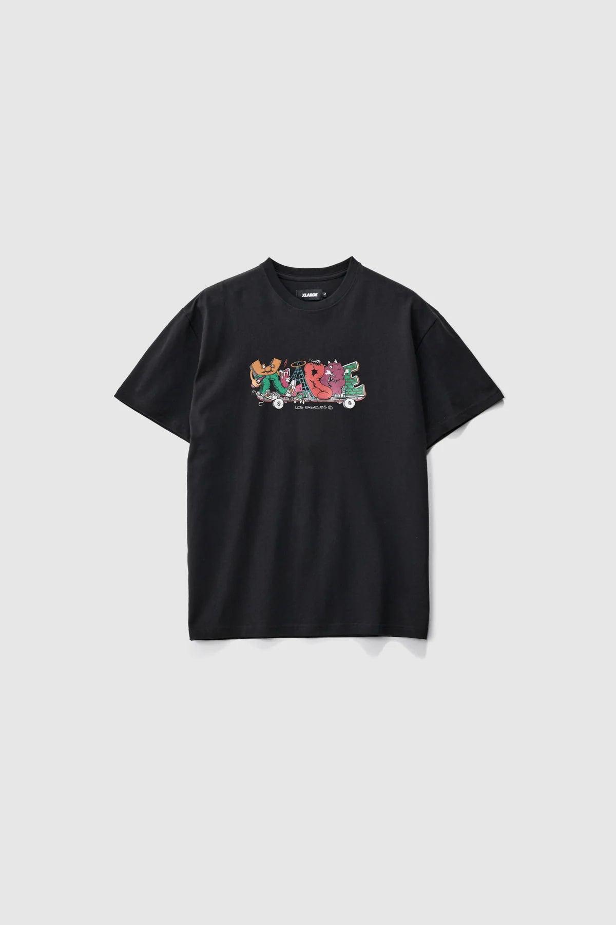 SKATEBOARD SS TEE BLACK