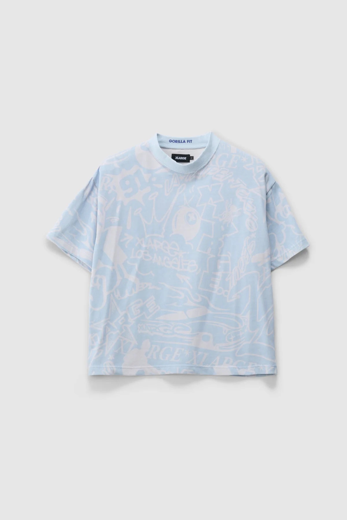 ALLOVER GORILLA FIT TEE DUSTY ICE