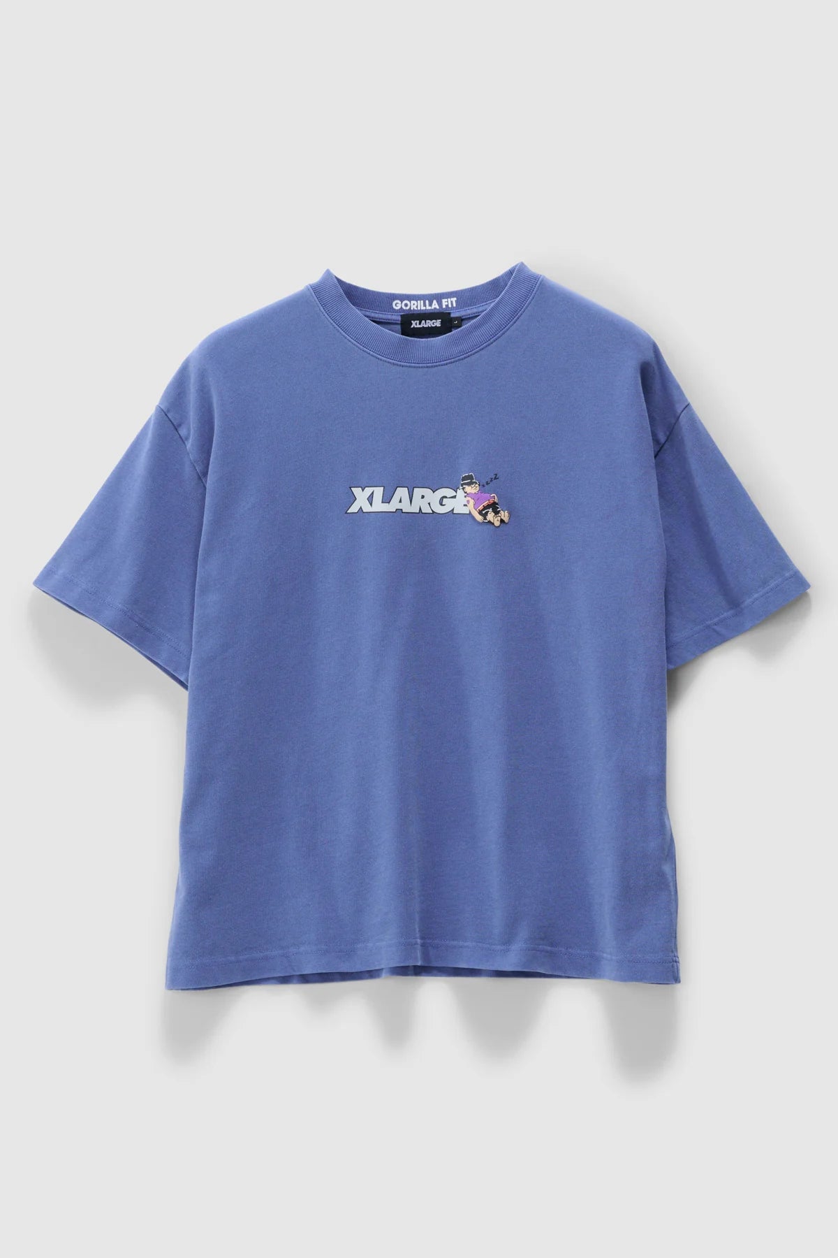 SNOOZE GORILLA FIT SS TEE PIGMENT DUSTY NAVY
