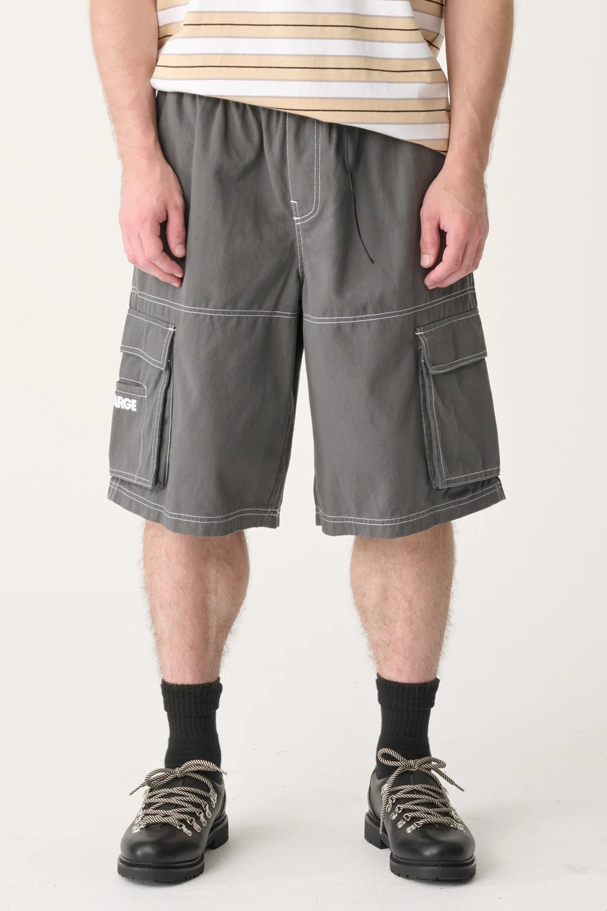 RESORT CARGO SHORT STEEL