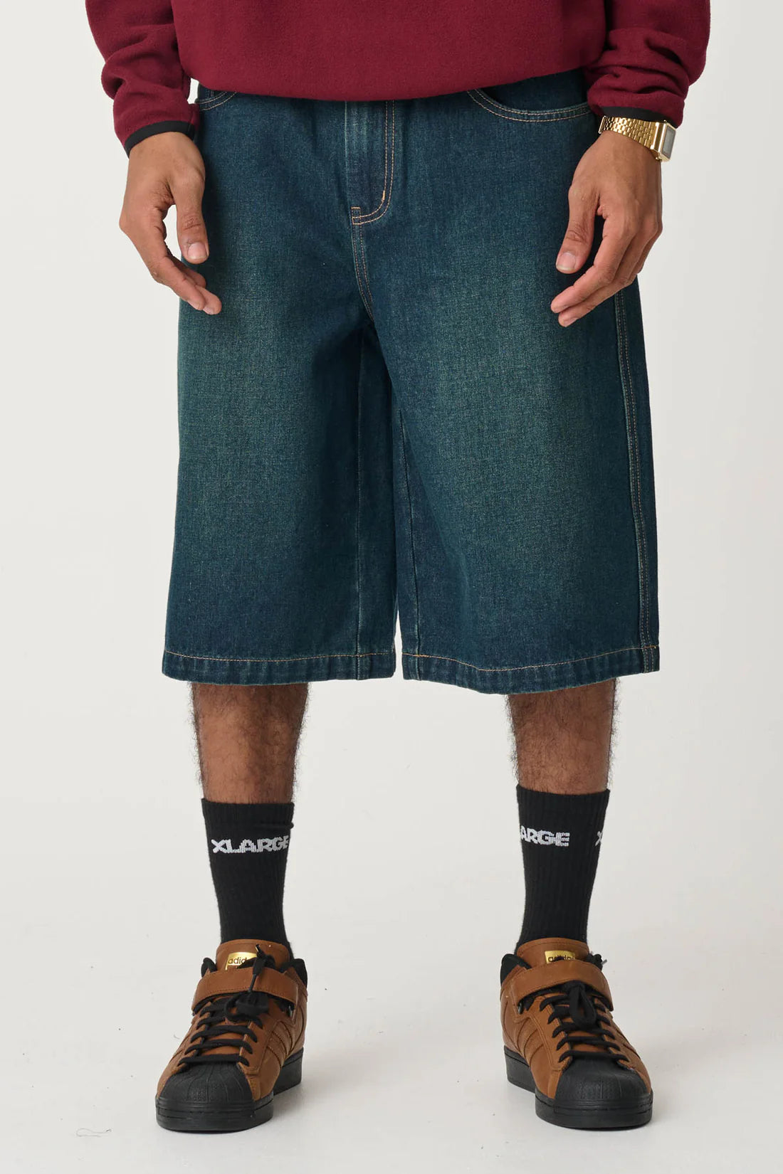 BAGGY BULL DENIM 91 SHORT SWAMP