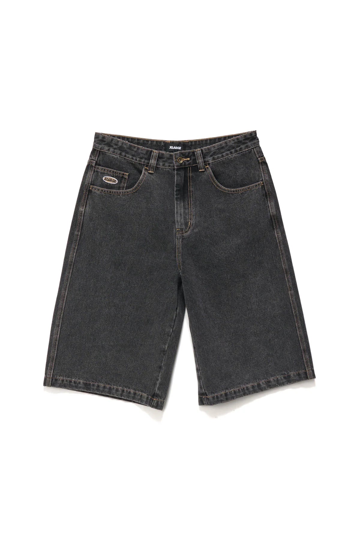 BAGGY BULL DENIM 91 SHORT WASHED BLACK