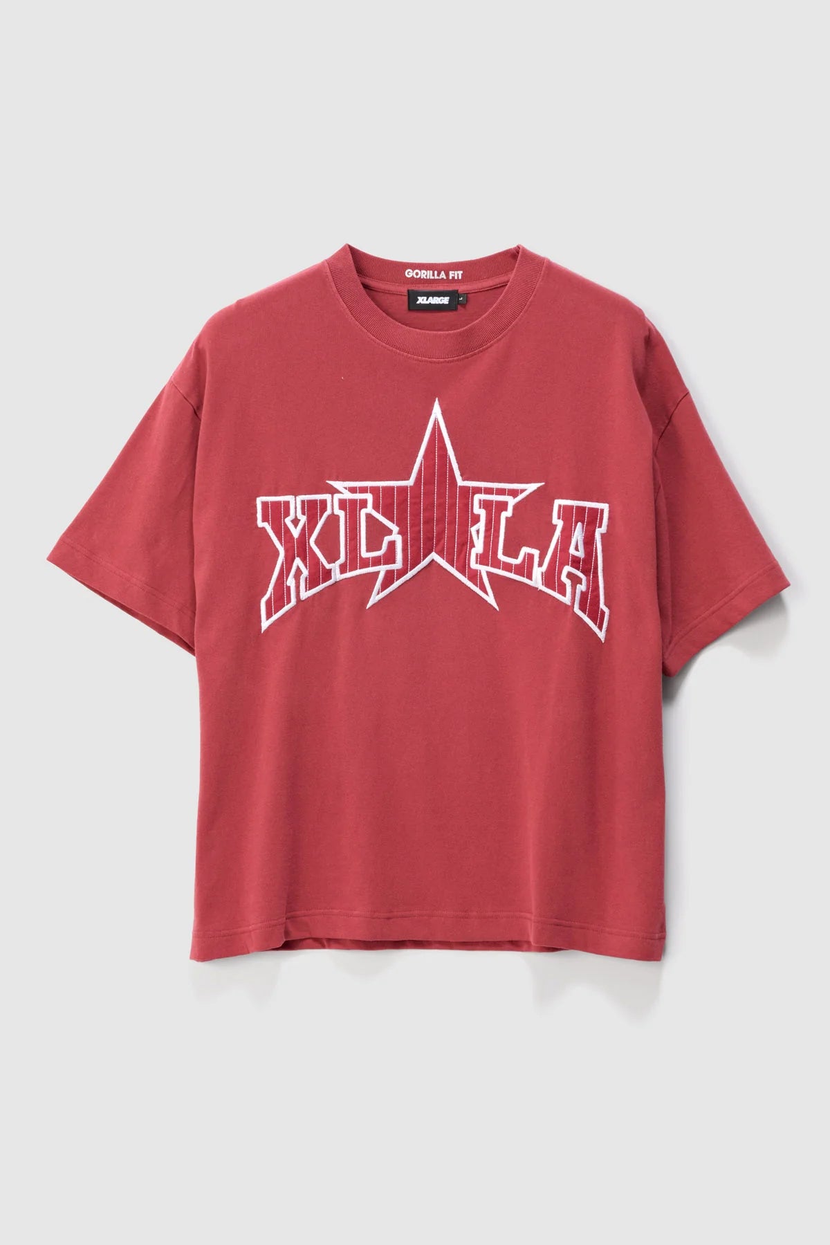 LA STAR GORILLA FIT TEE PIGMENT BRICK