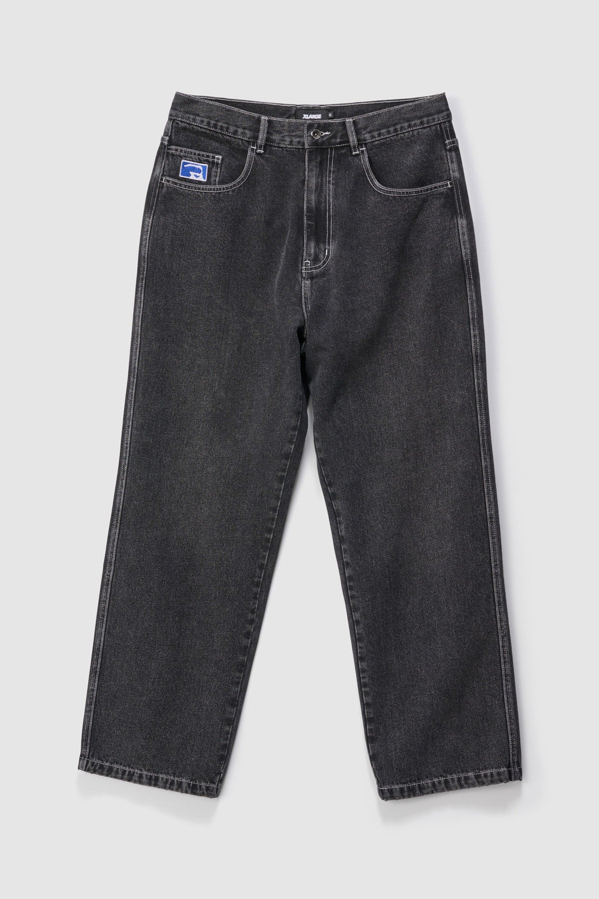 COLLEGE STAR BULL DENIM PANT WORN BLACK