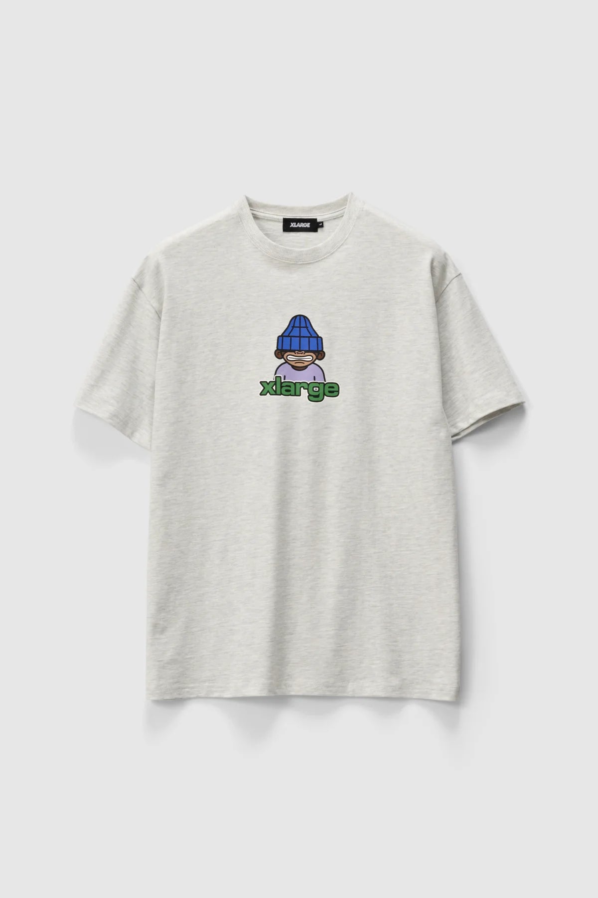 GRIN SS TEE ASH HEATHER