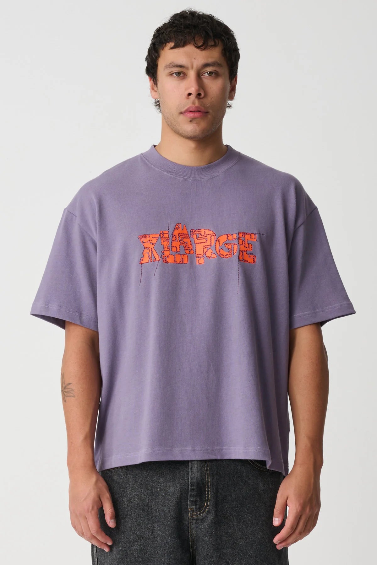 CHIP GORILLA FIT TEE MAUVE