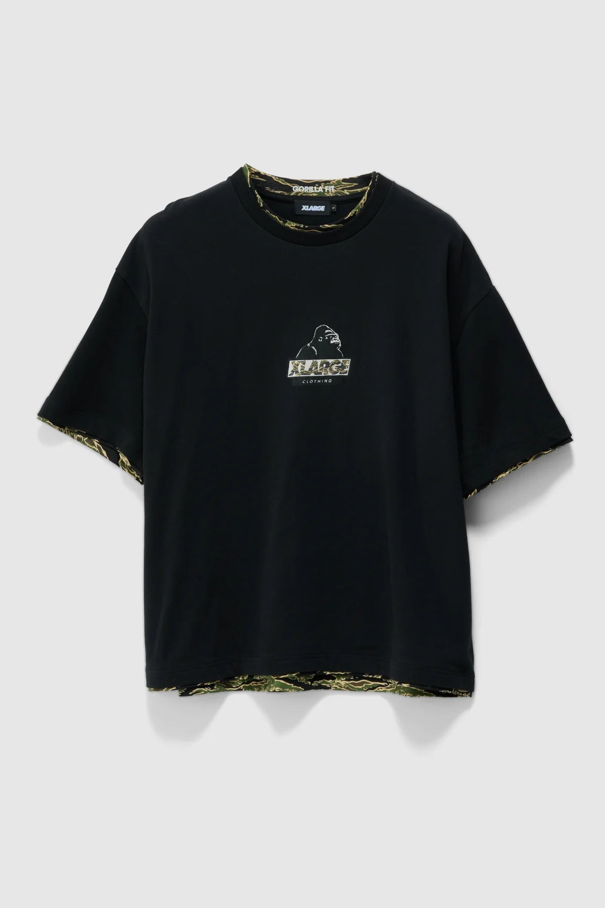 DOUBLE LAYER GORILLA FIT TEE PIGMENT BLACK