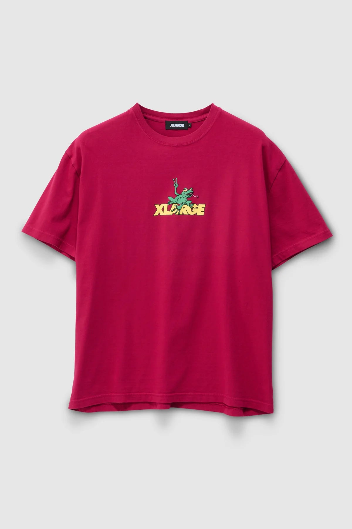 PEACE FROG SS TEE PLUM