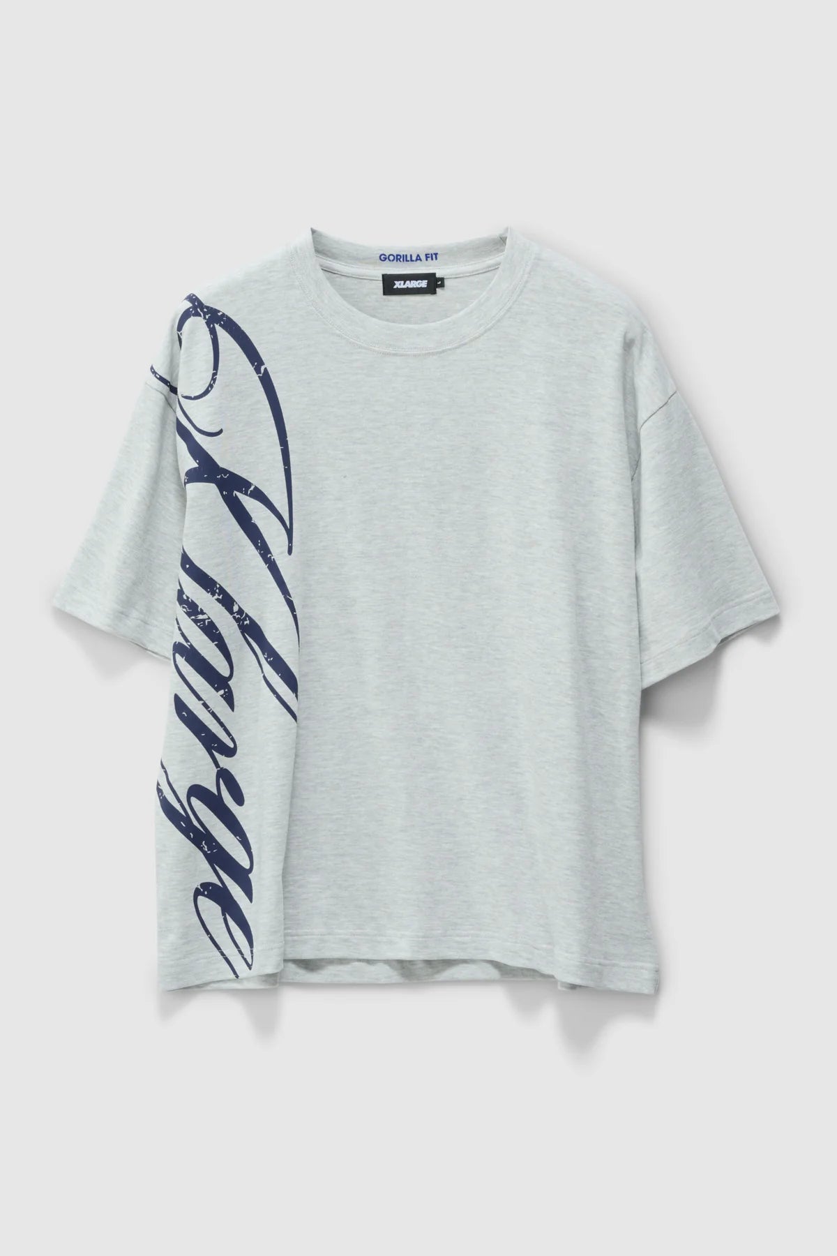 SIDE SCRIPT GORILLA FIT TEE SNOW MARLE