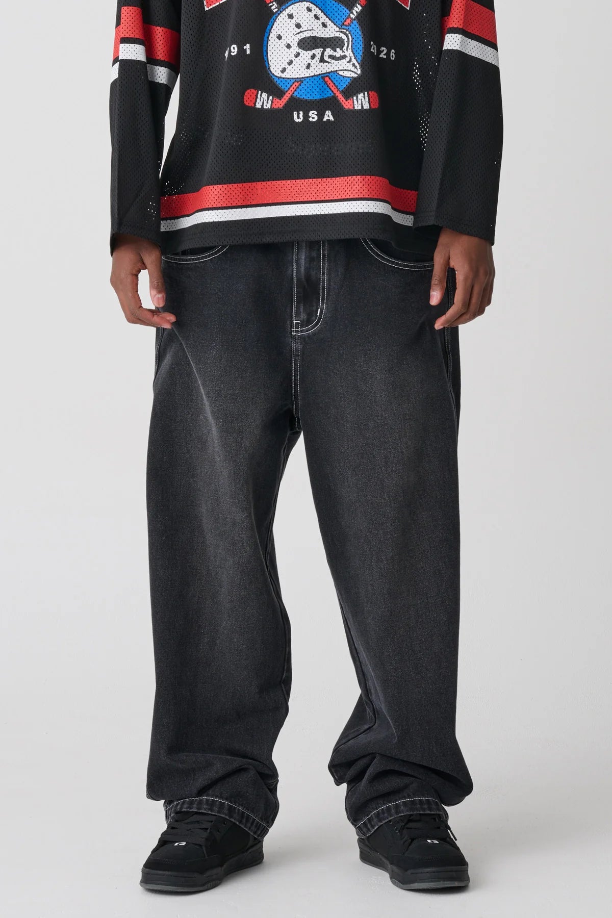 OLD ENGLISH BAGGY DENIM 91 PANT BLACK