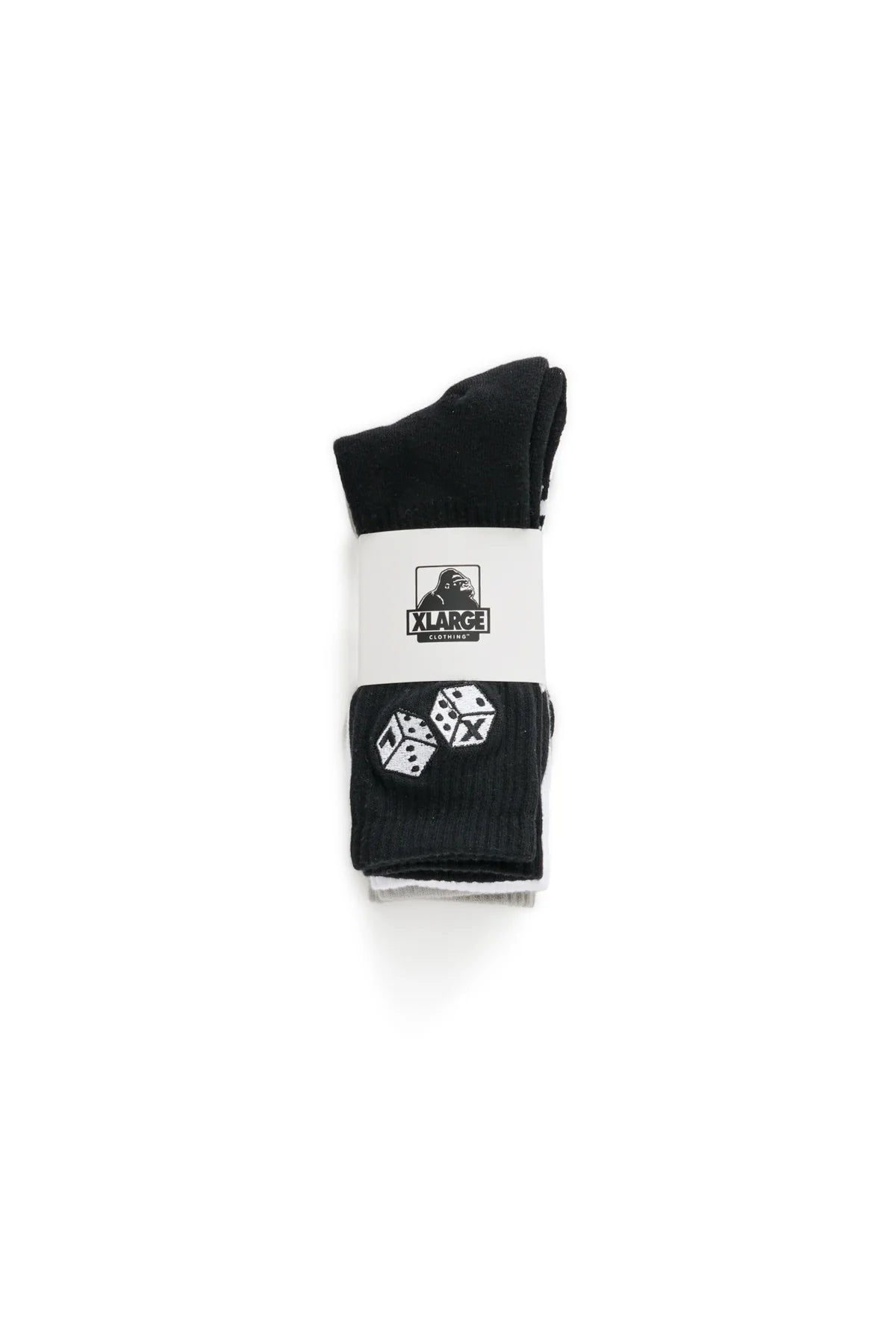 XL DICE SOCK 3PK MULTI