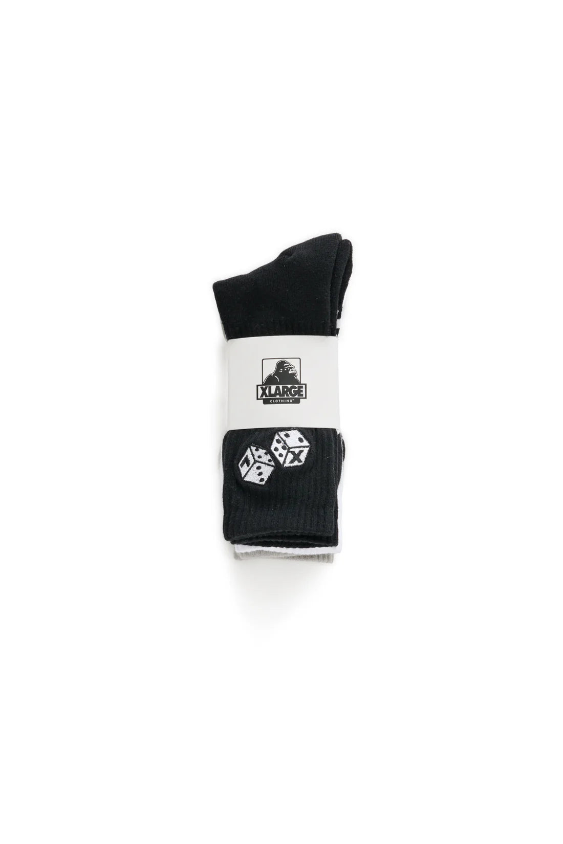 XL DICE SOCK 3PK MULTI