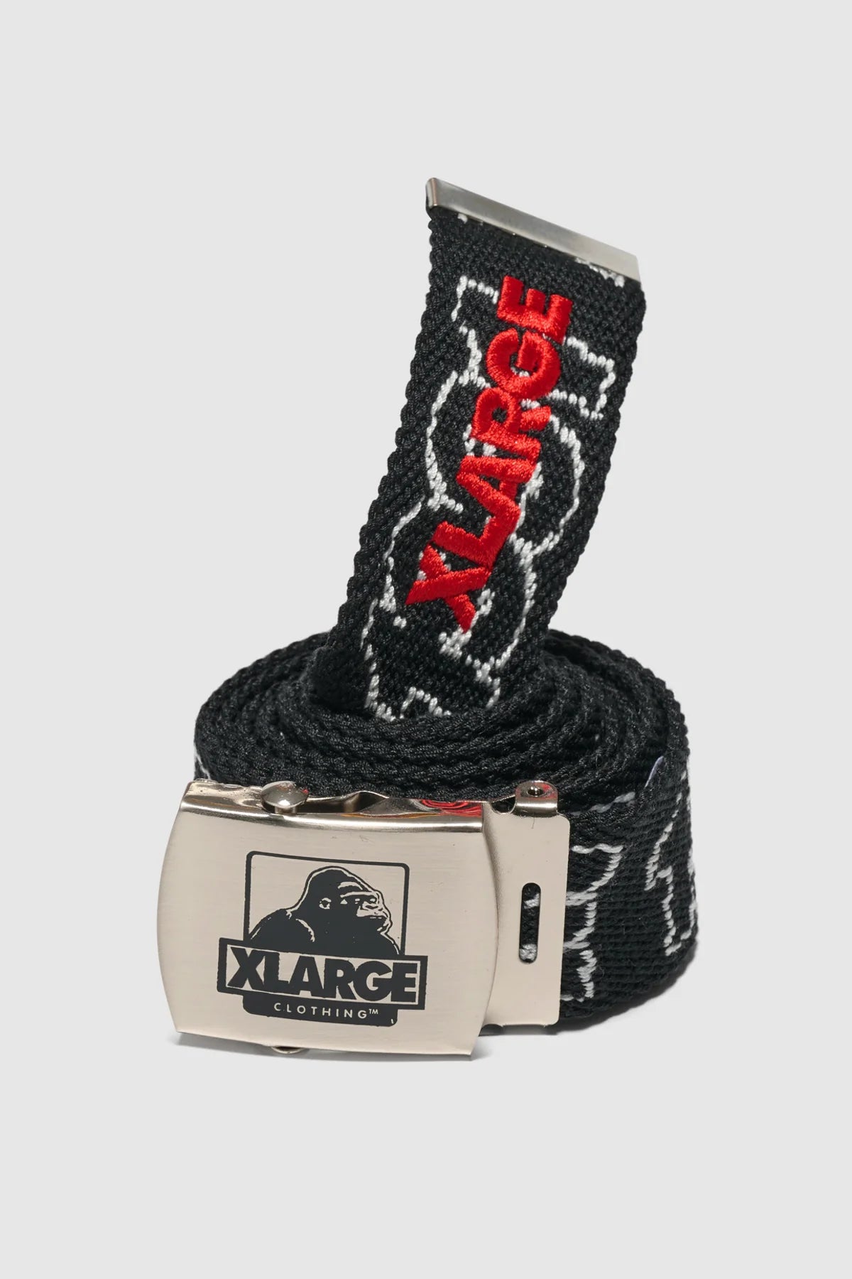 91 JACQUARD BELT BLK WHITE