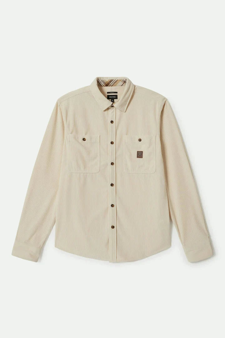 THE FIELD CORDUROY OVERSHIRT WHITECAP