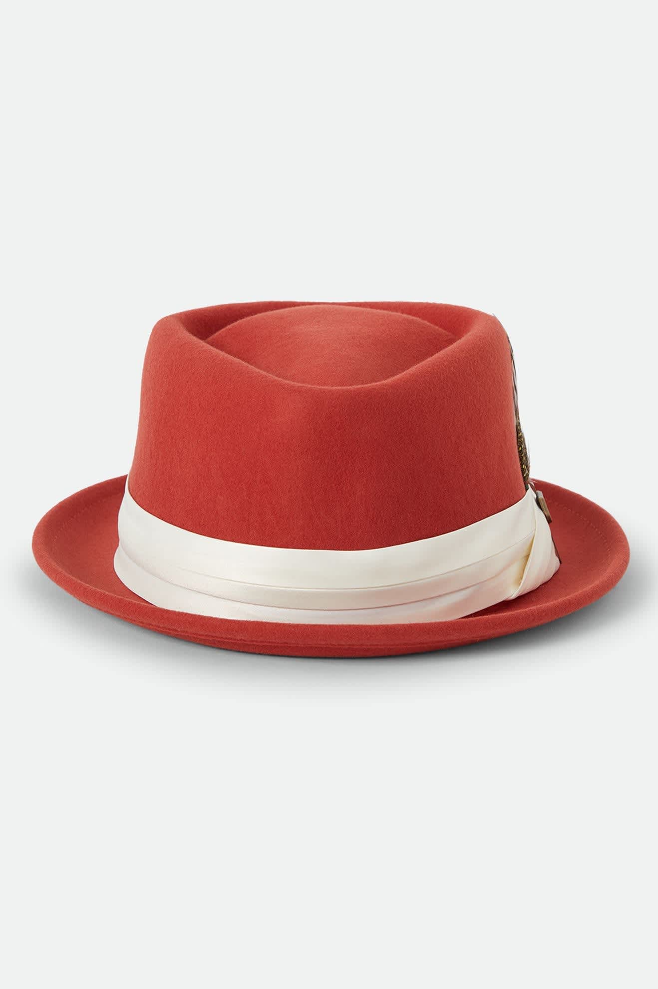 STOUT PIE HAT RED EARTH WAX PAPER