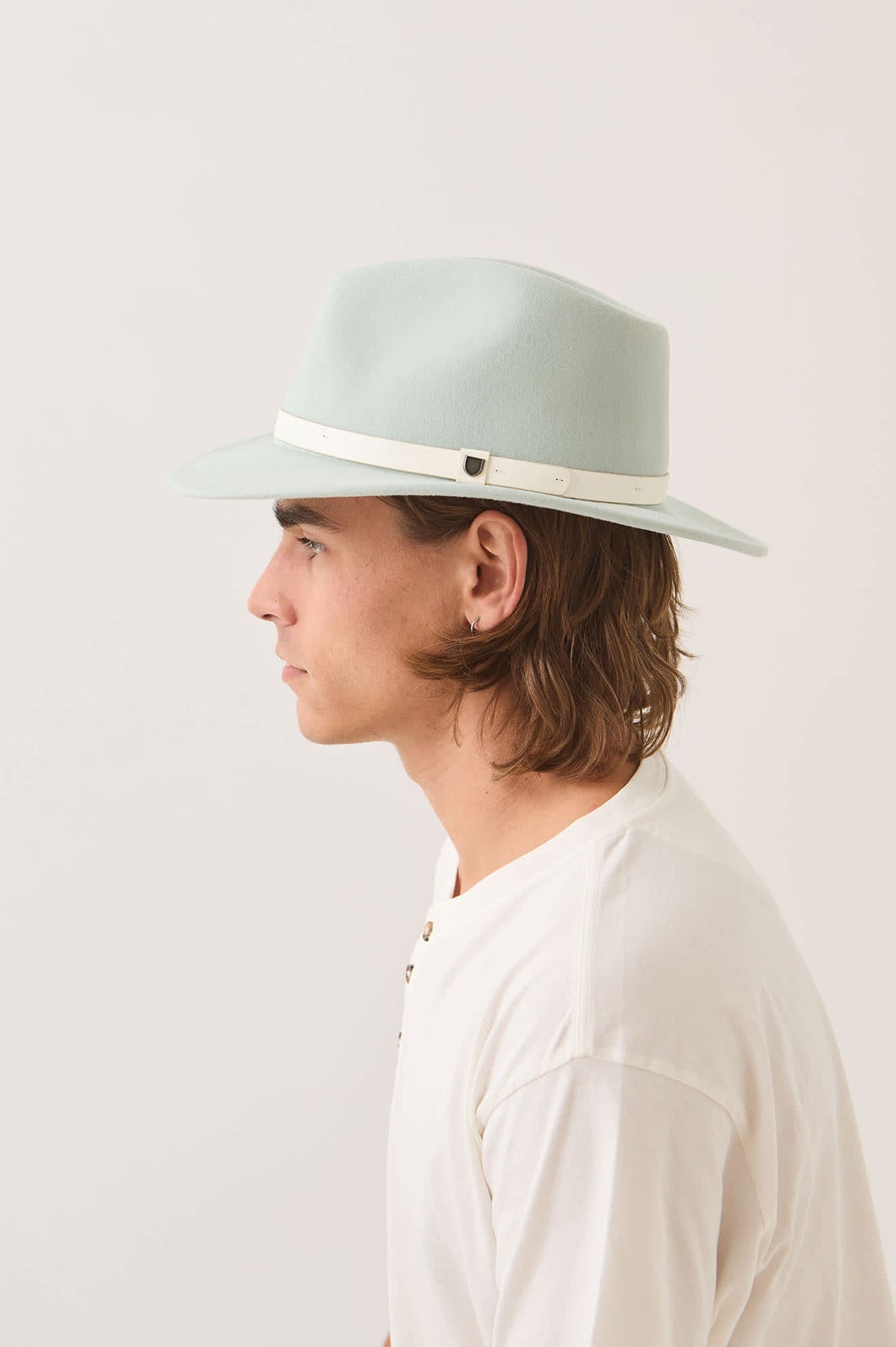 MESSER FEDORA SEAGRASS WHITE CAP