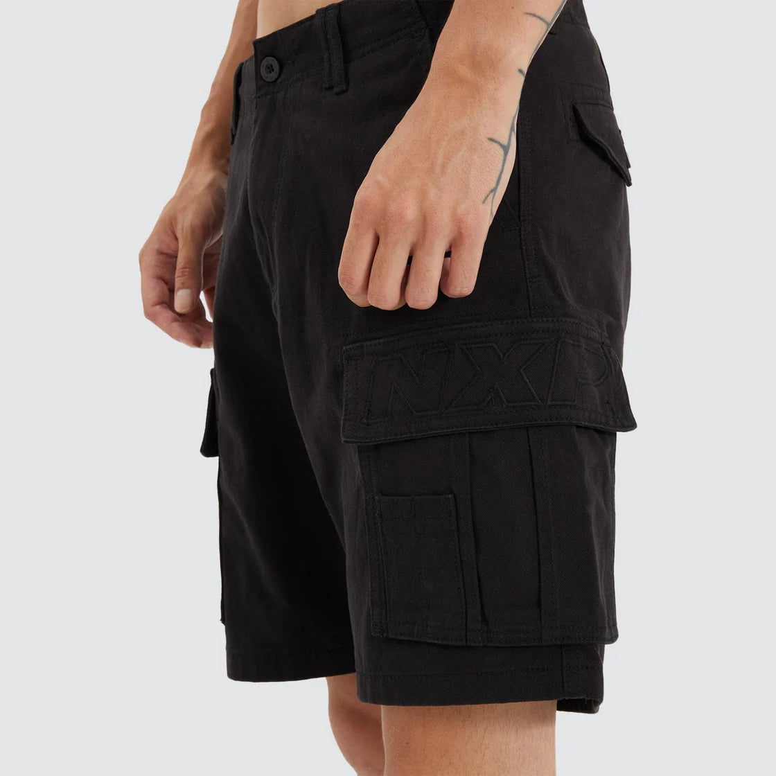 COLBY CARGO SHORTS BLACK