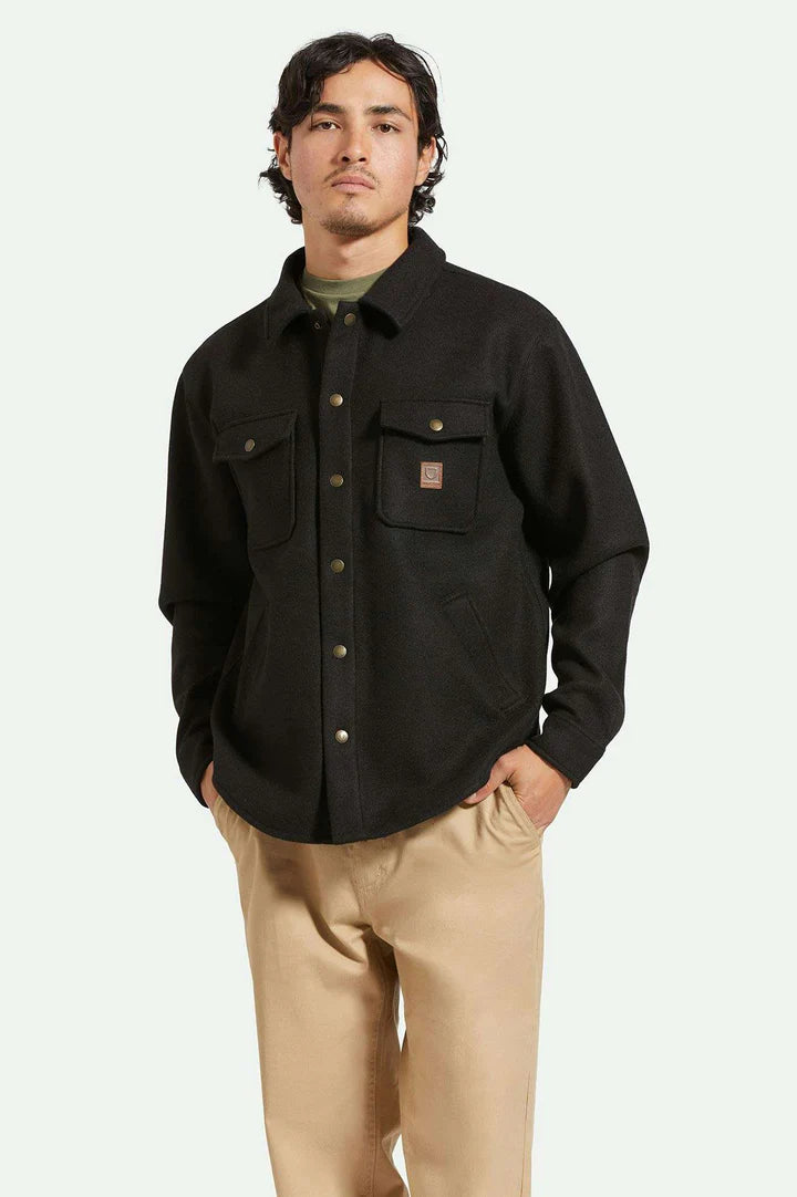 DURHAM FELTED STRETCH JACKET BLACK