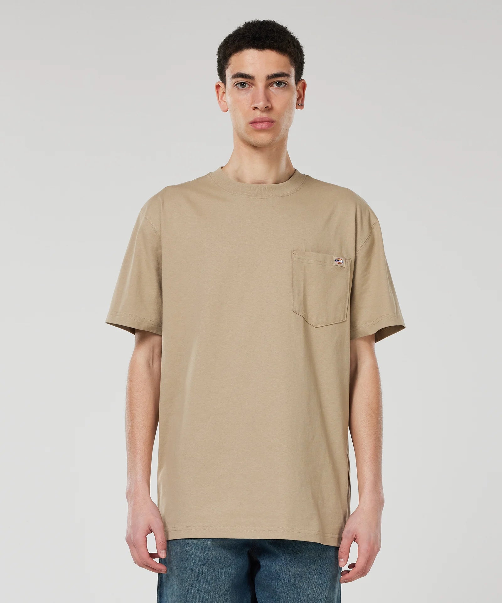 HEAVY JERSEY POCKET TEE DESERT SAND