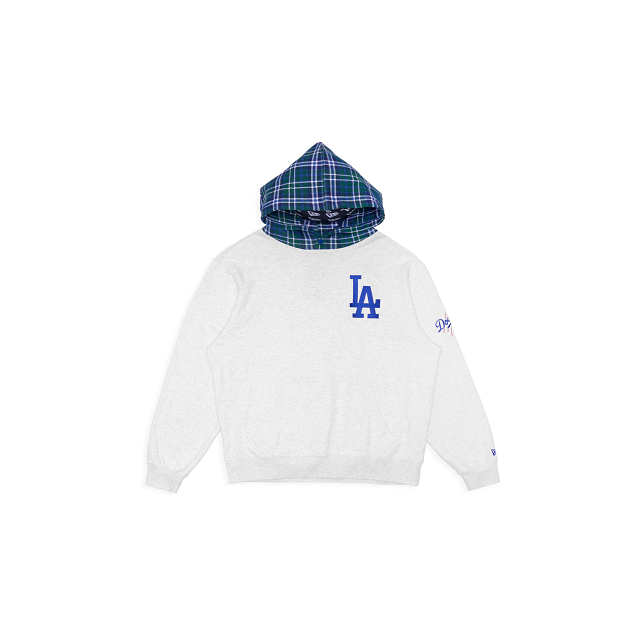 MLB OLD SCHOOL SNAP HOOD GREY