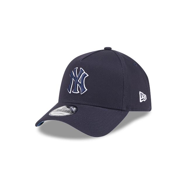 940AF PLAID INFILL NY YANKEES CAP NAVY