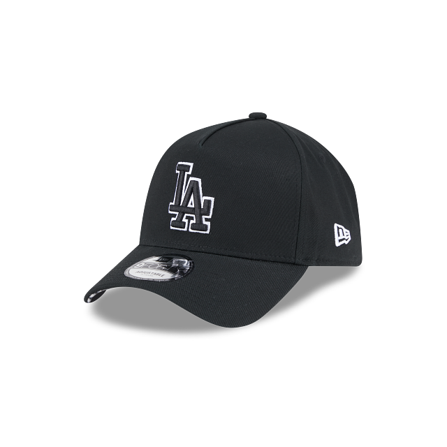 940AF PLAID INFILL LA DODGERS CAP BLK