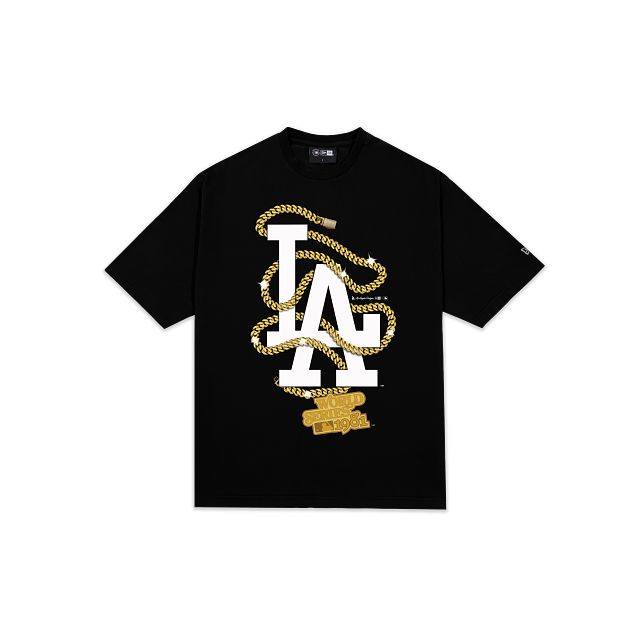 CHAIN LA DODGERS TEE BLACK
